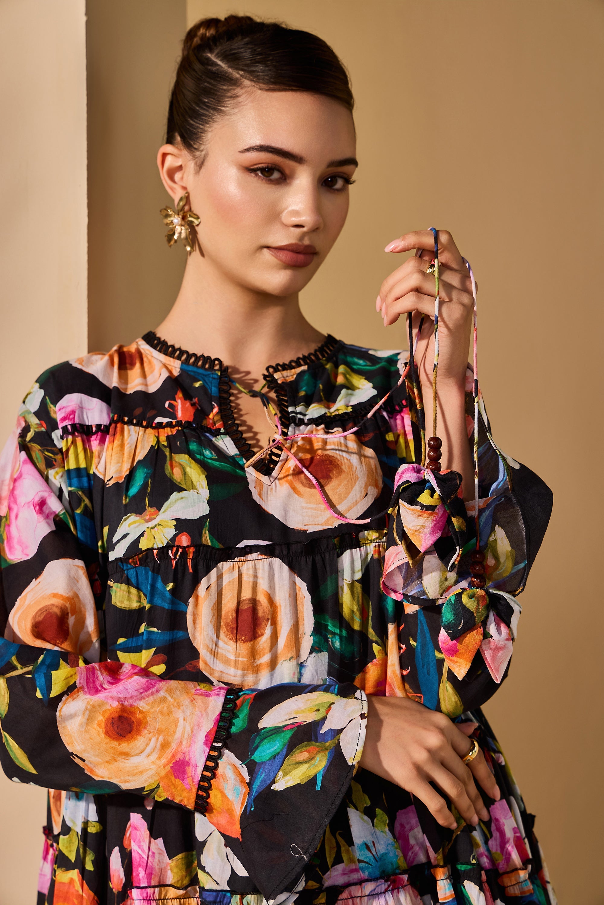 Amayra Cotton Printed Jalabiya