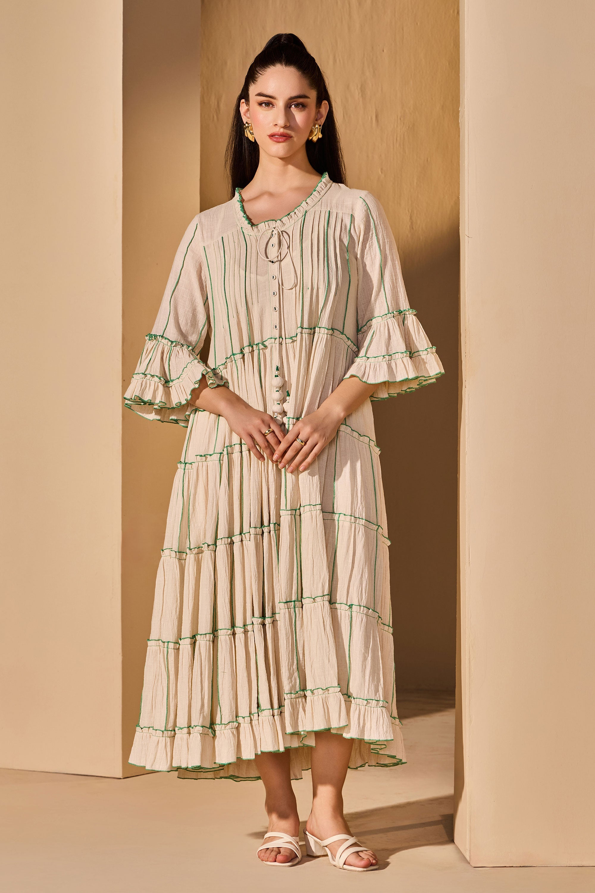Dima Cotton Slub Jalabiya