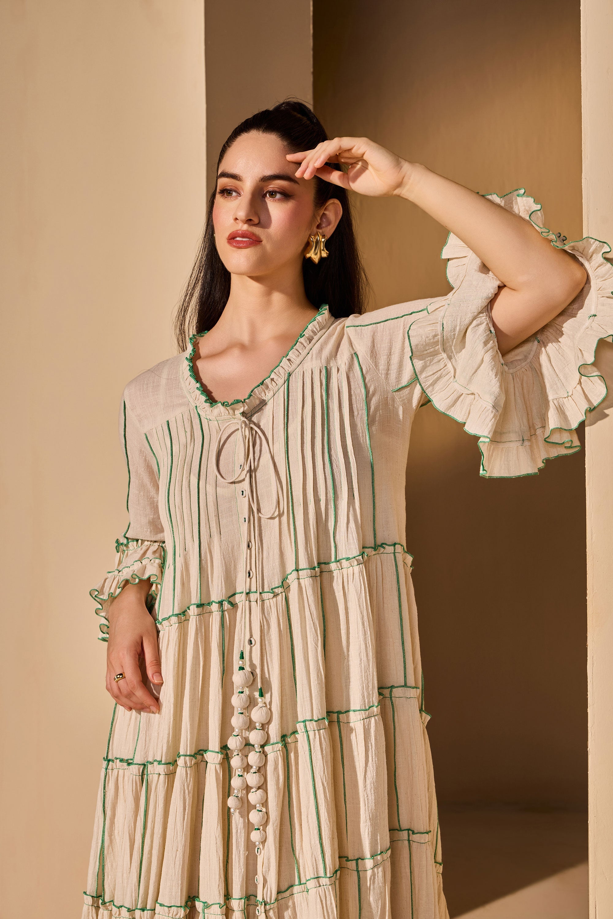 Dima Cotton Slub Jalabiya