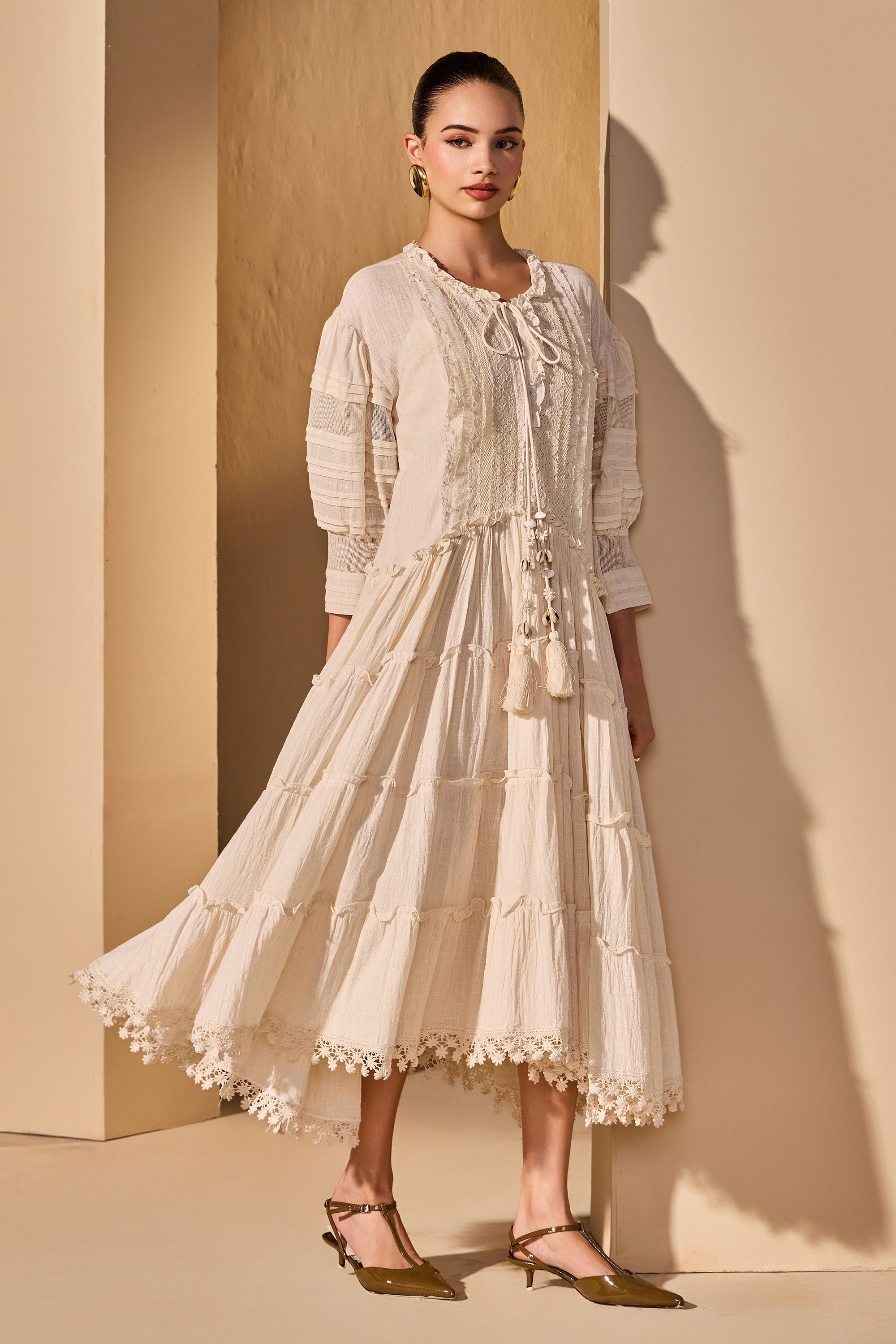 Naizara Cotton Slub Jalabiya