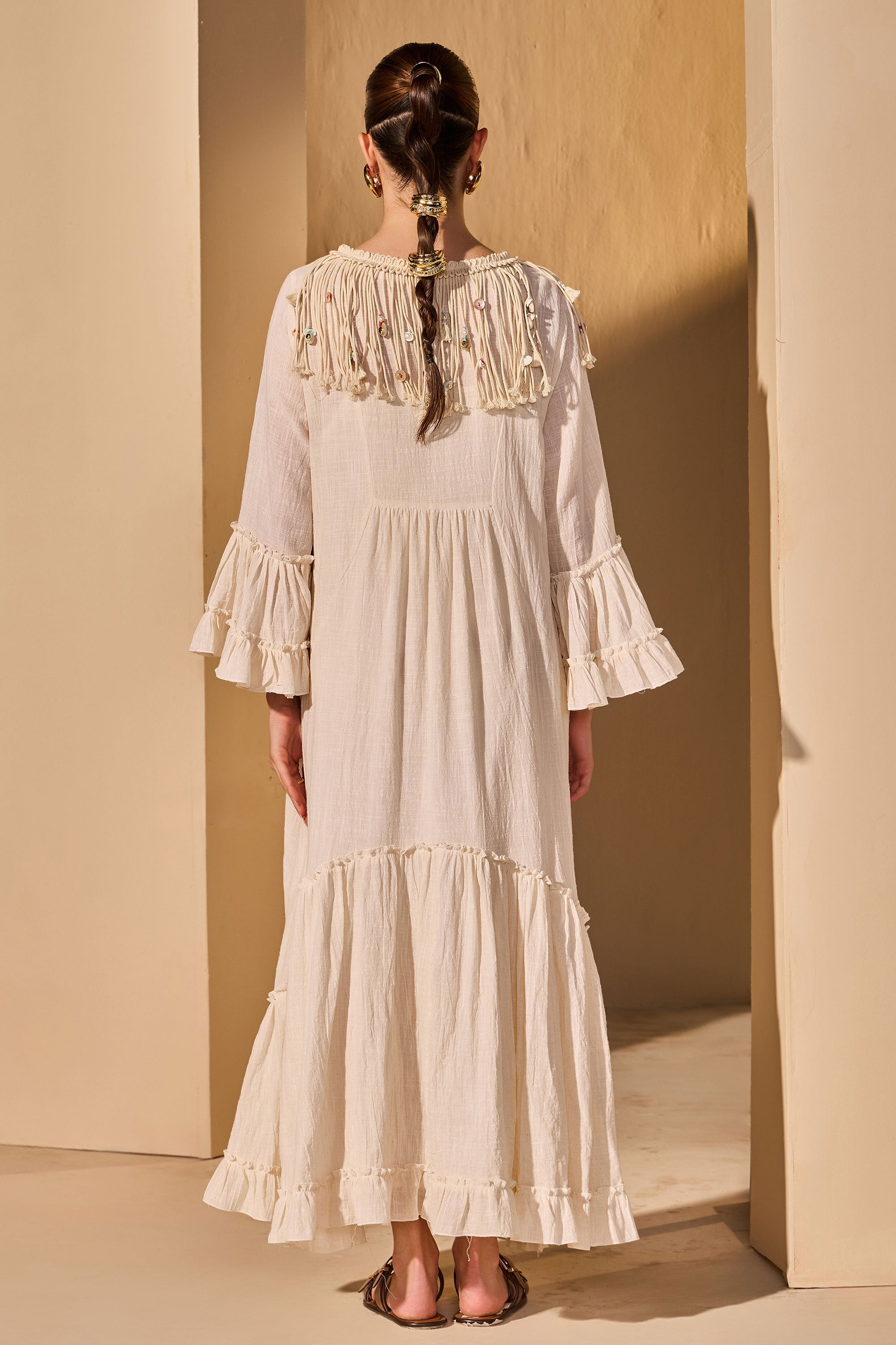 Misbah Cotton Slub Jalabiya