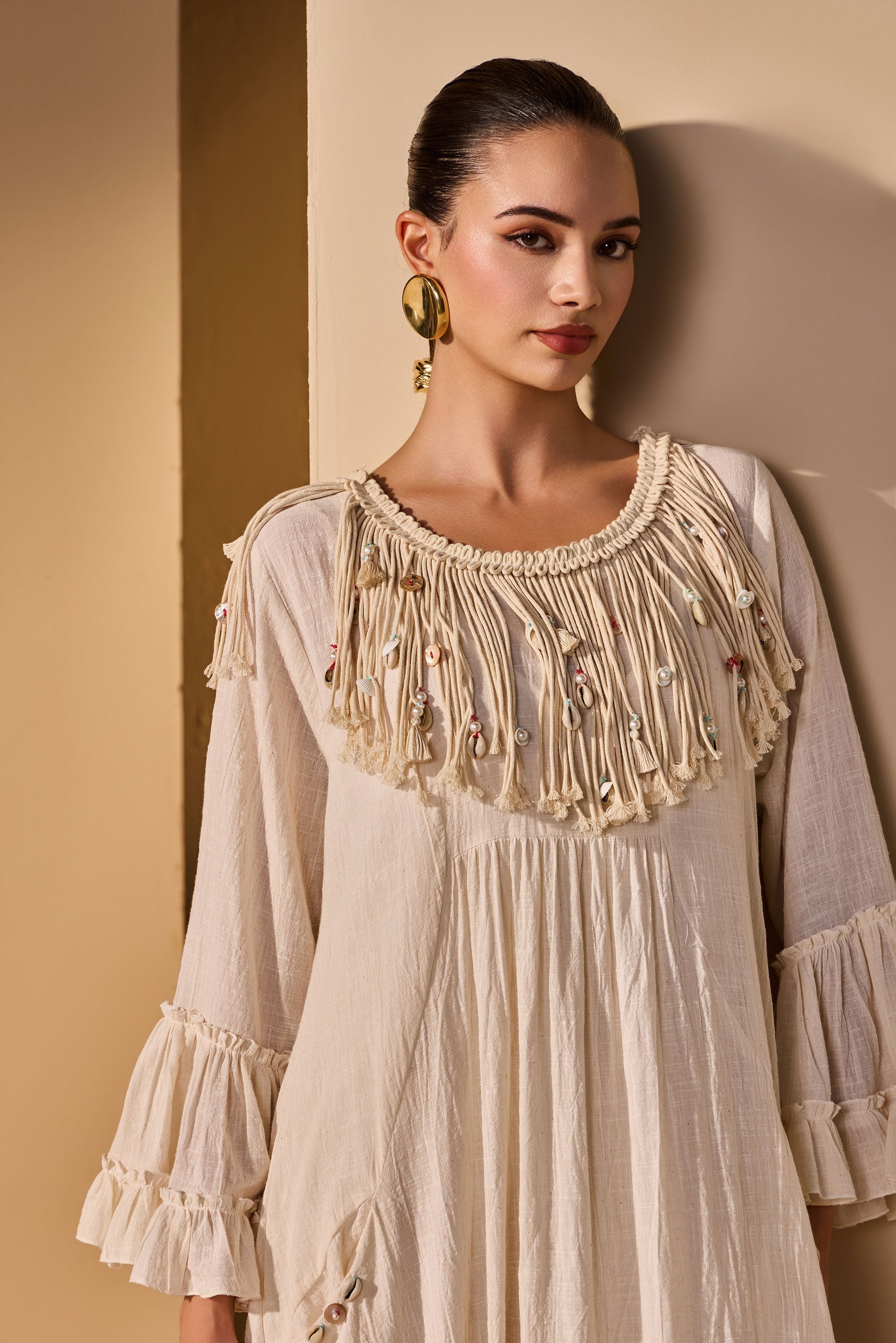 Misbah Cotton Slub Jalabiya