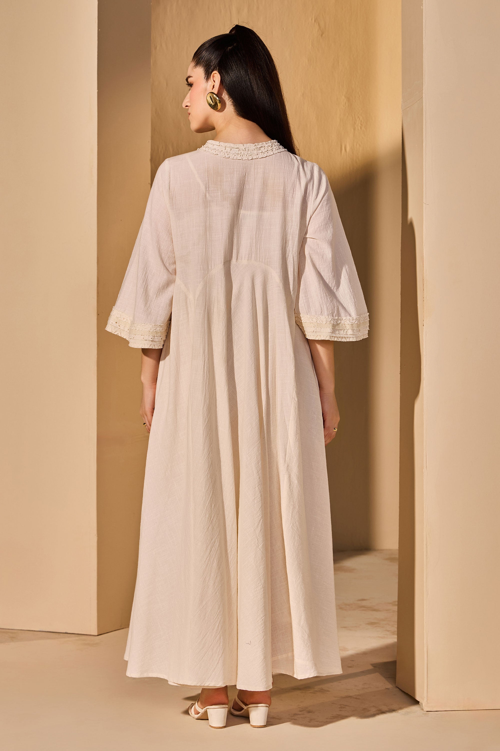 Nawal Cotton Slub Jalabiya