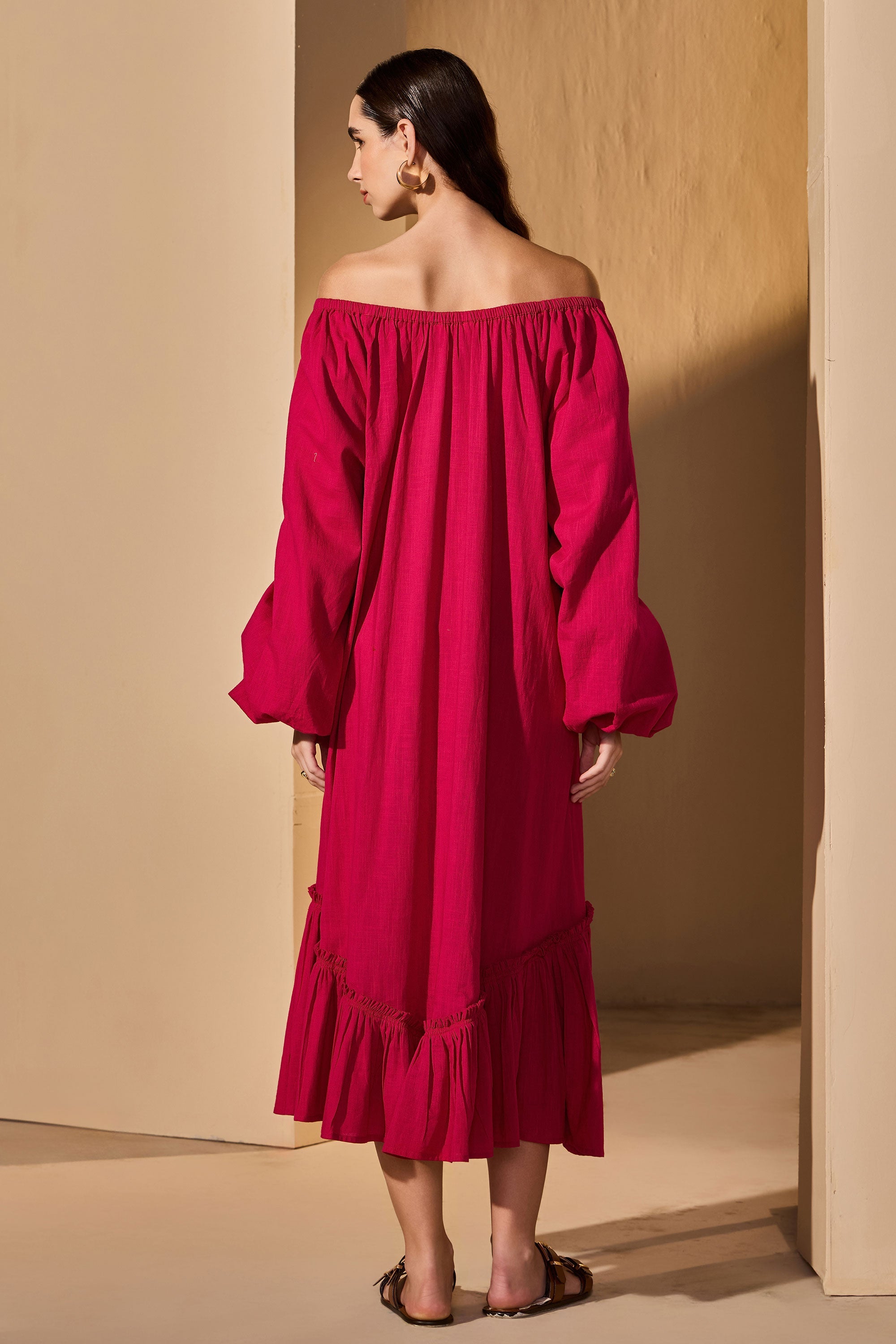 Yusra Cotton Slub Jalabiya