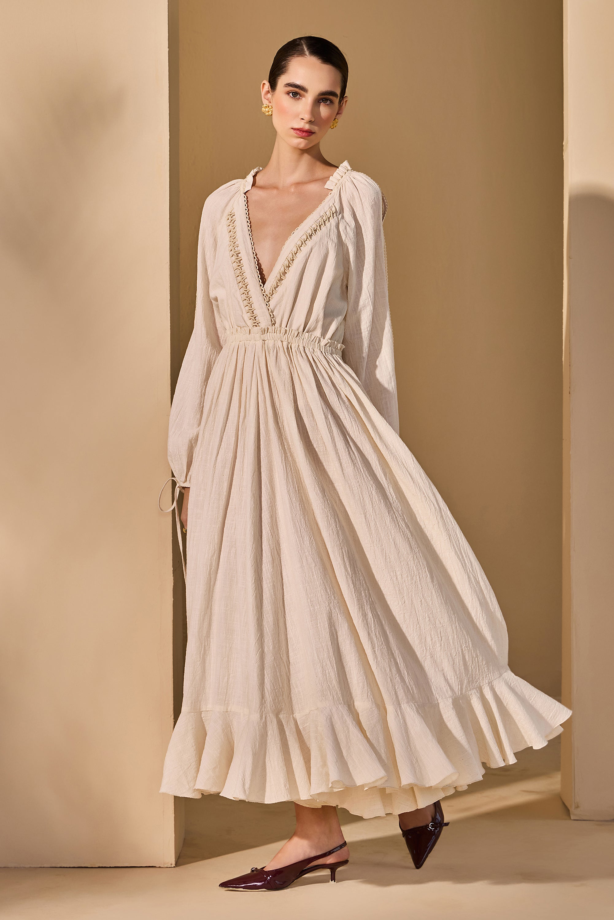 Hifza Cotton Slub Jalabiya