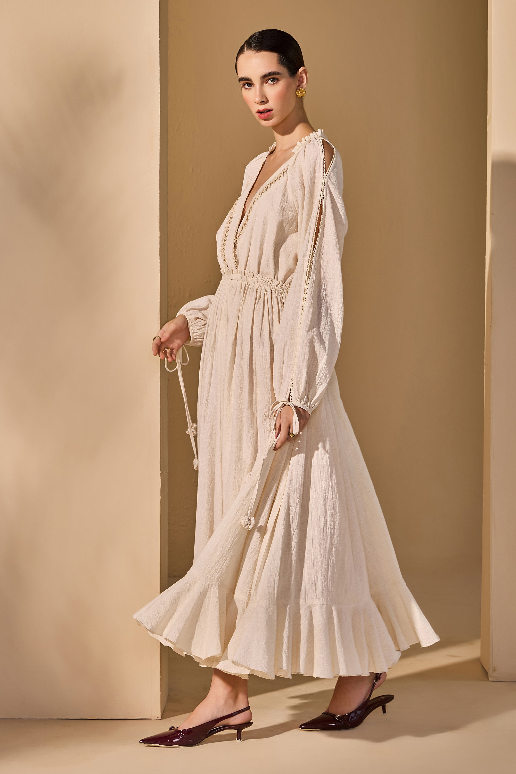 Hifza Cotton Slub Jalabiya