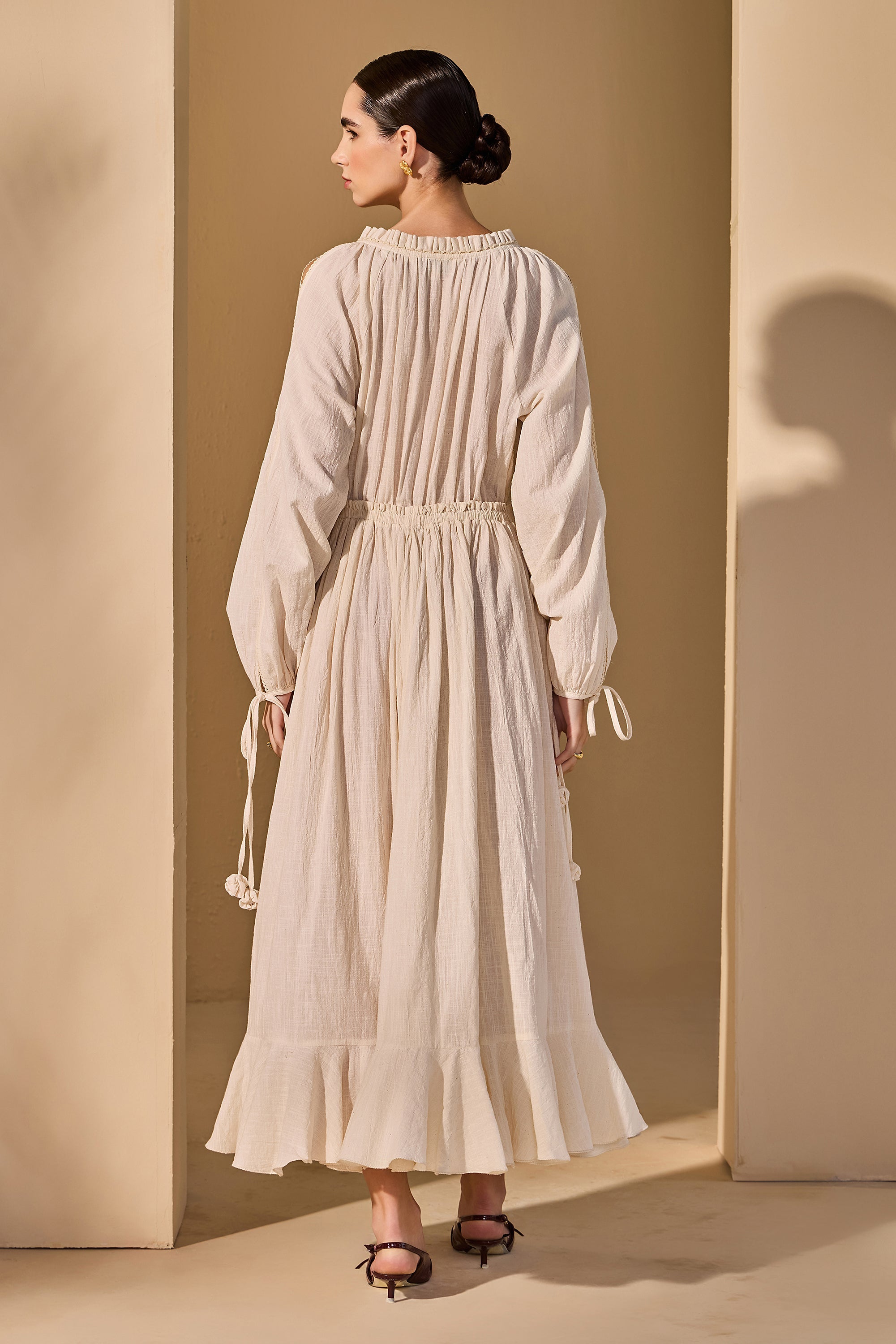Hifza Cotton Slub Jalabiya