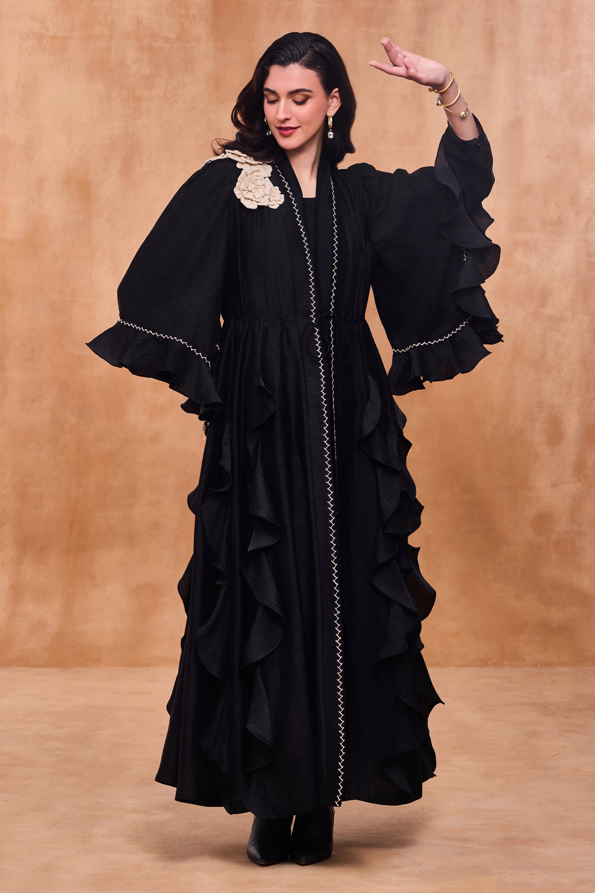 Aatika Embroidered Abaya