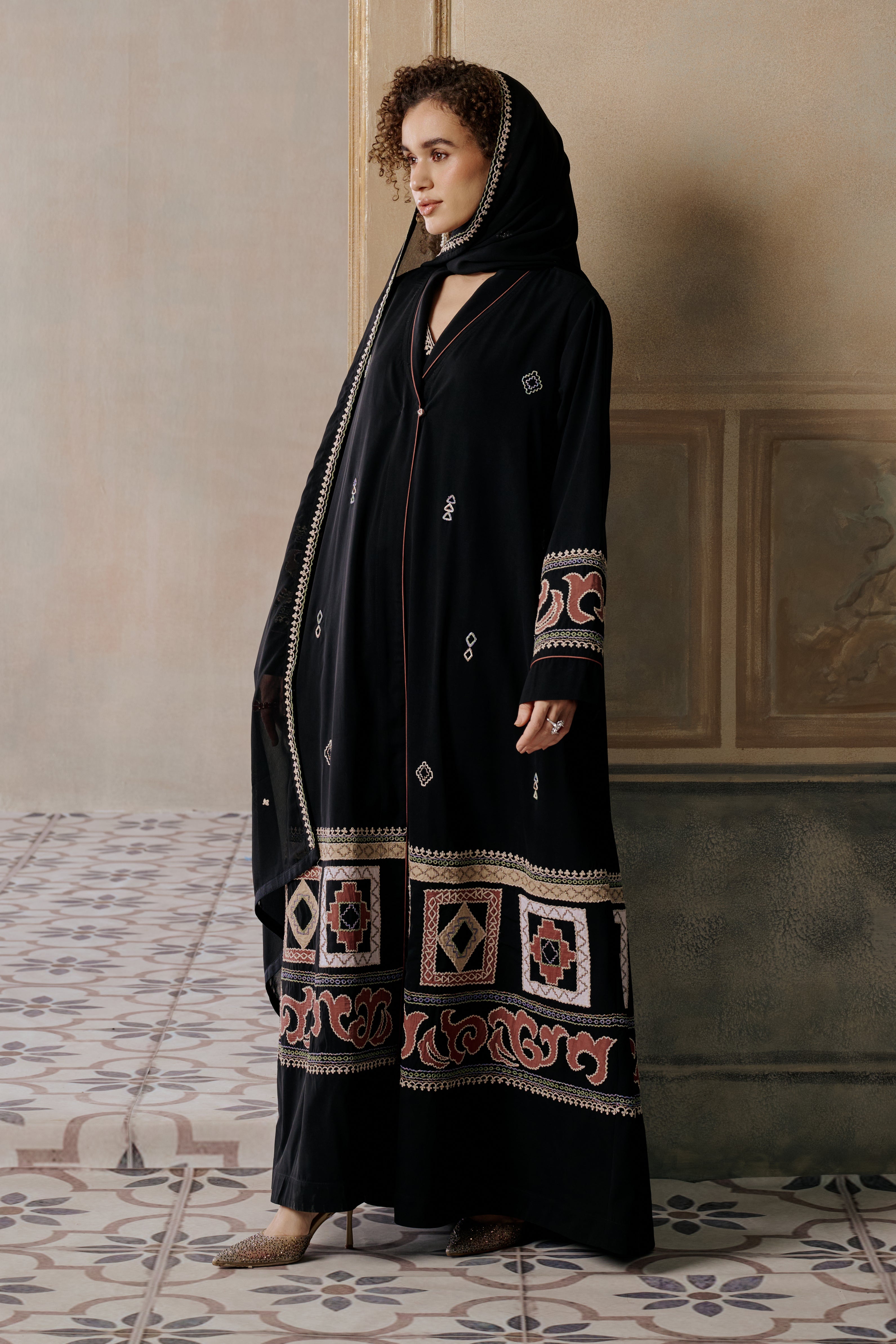 Khulood Embroidered Abaya
