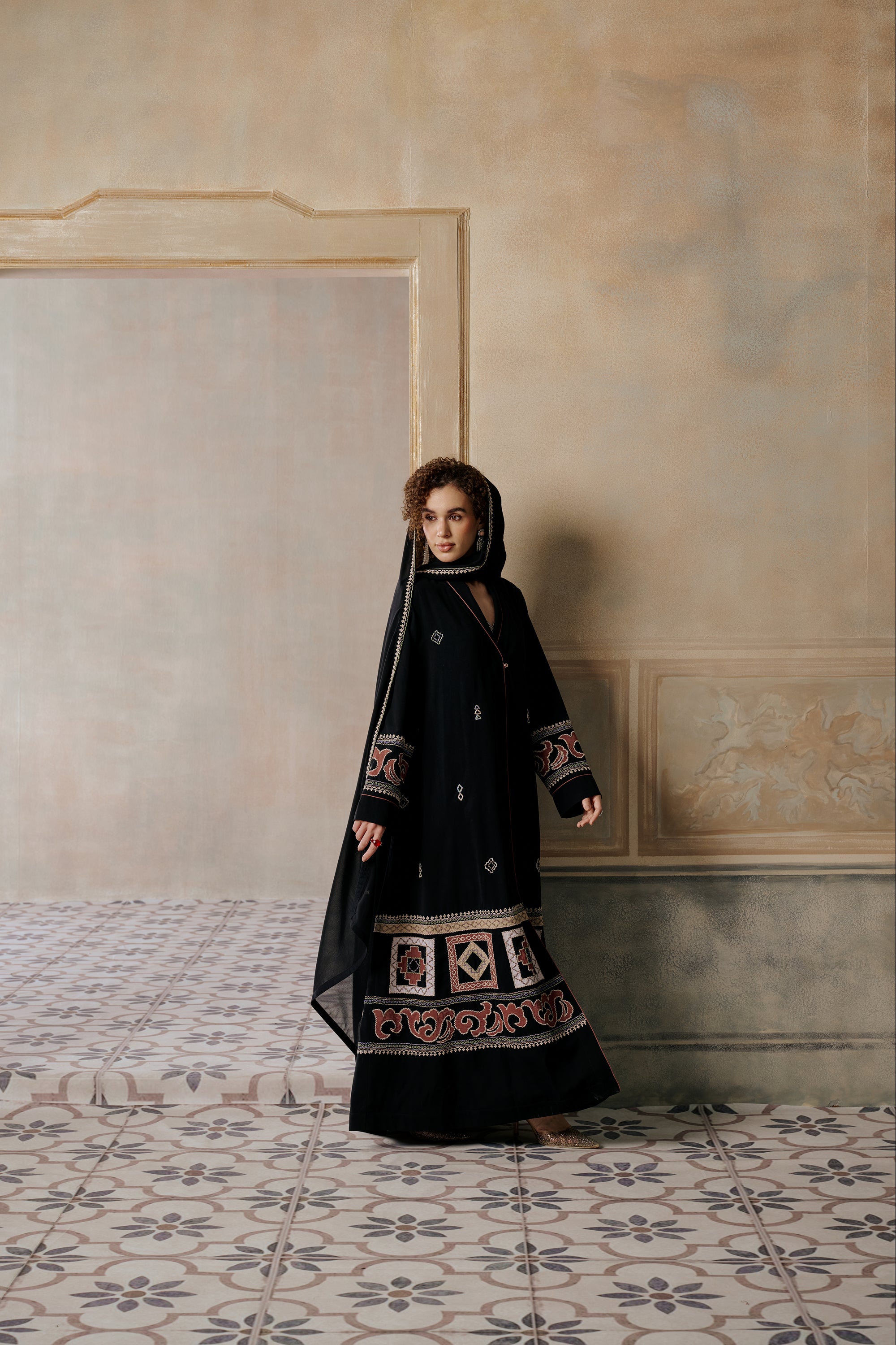 Khulood Embroidered Abaya