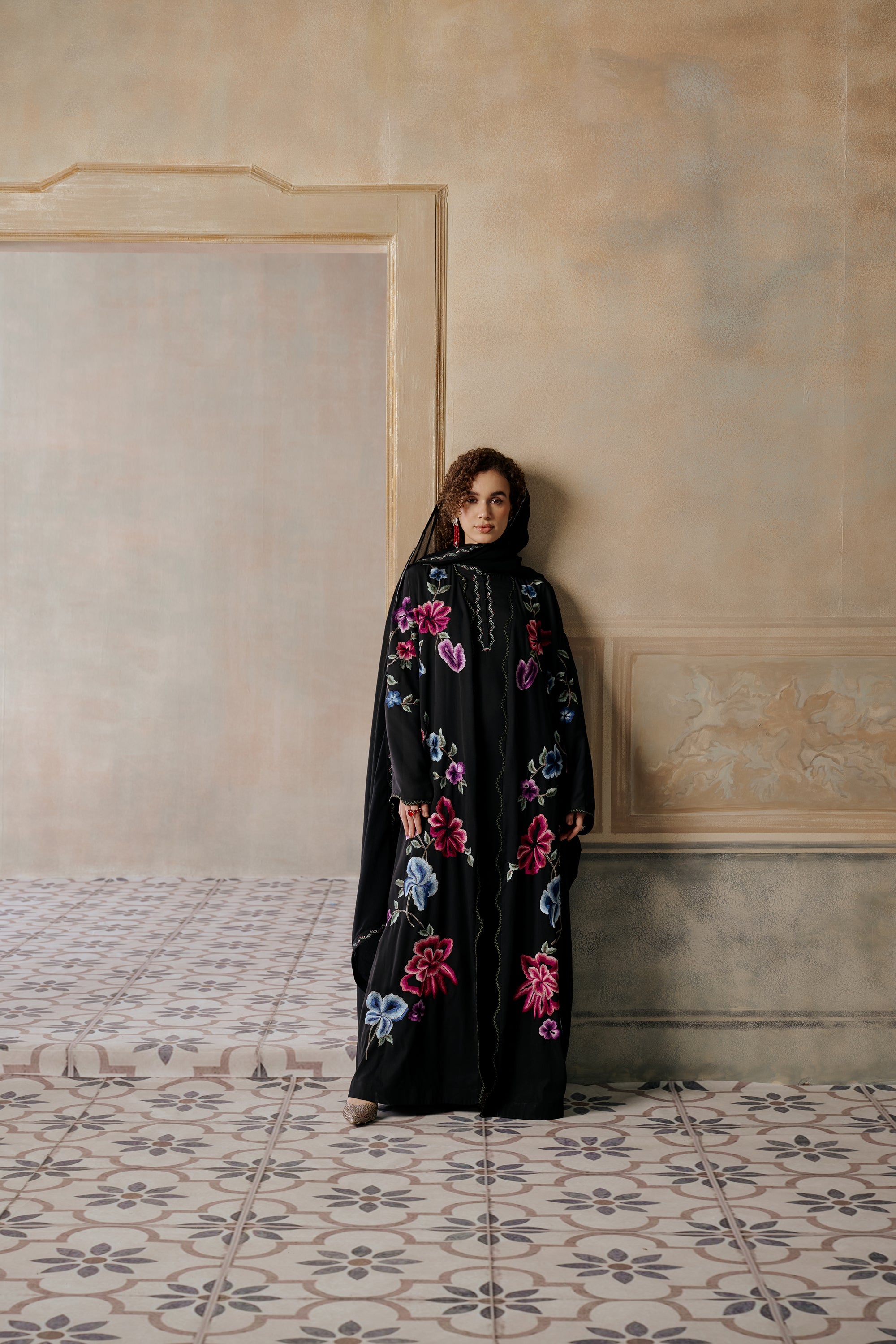 Hatoon Embroidered Abaya