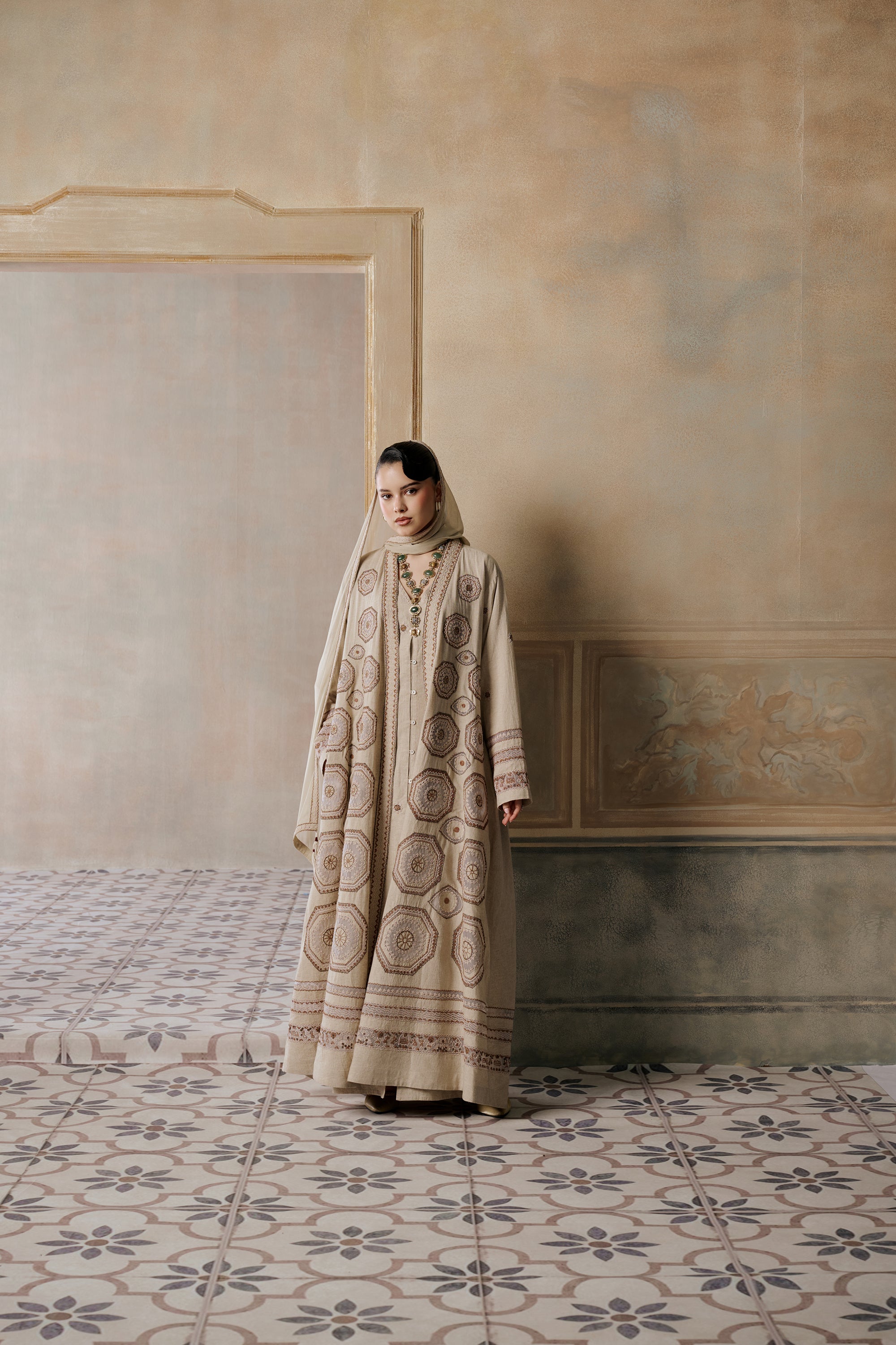 Ruqia Embroidered Abaya