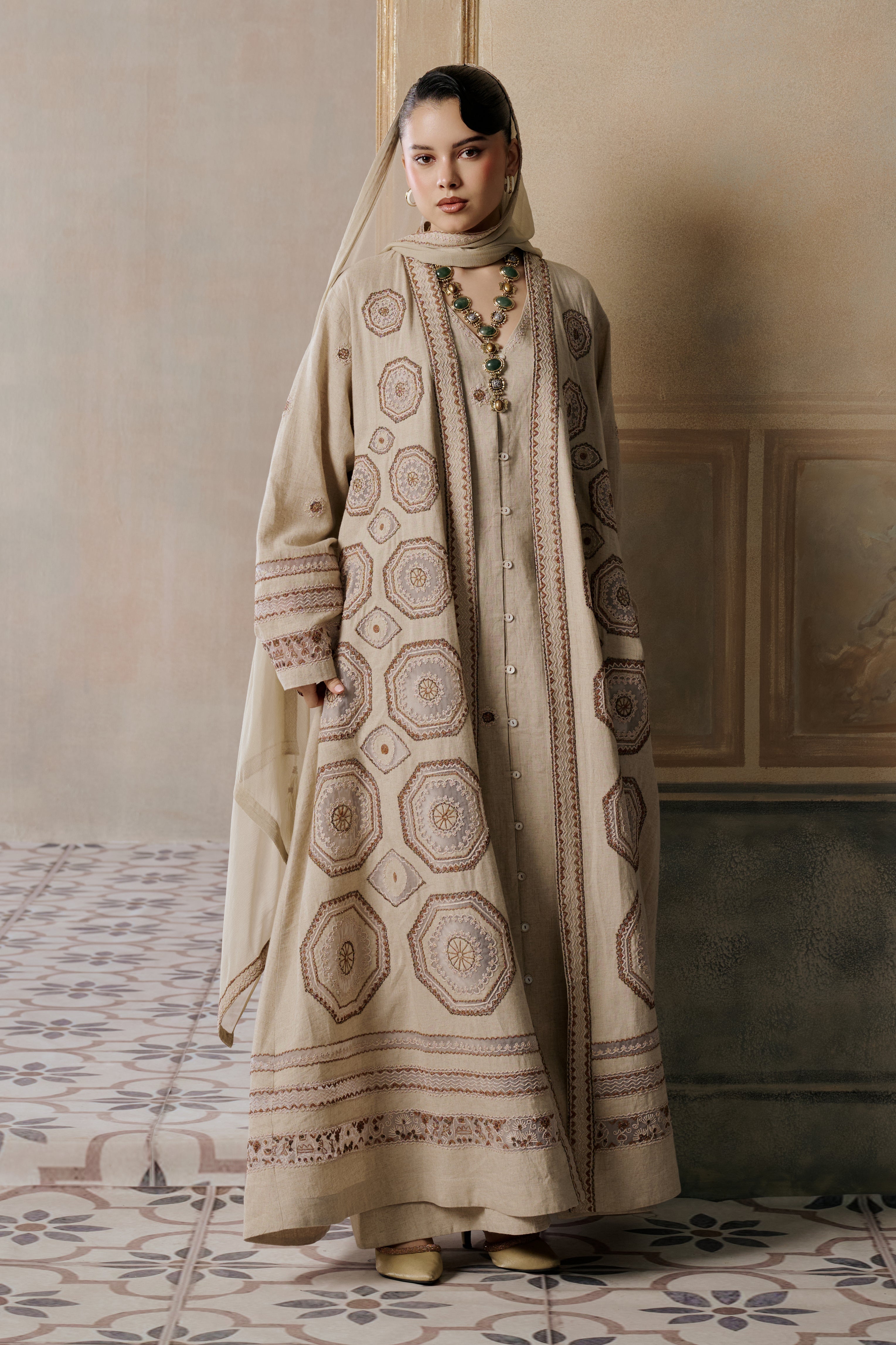 Ruqia Embroidered Abaya