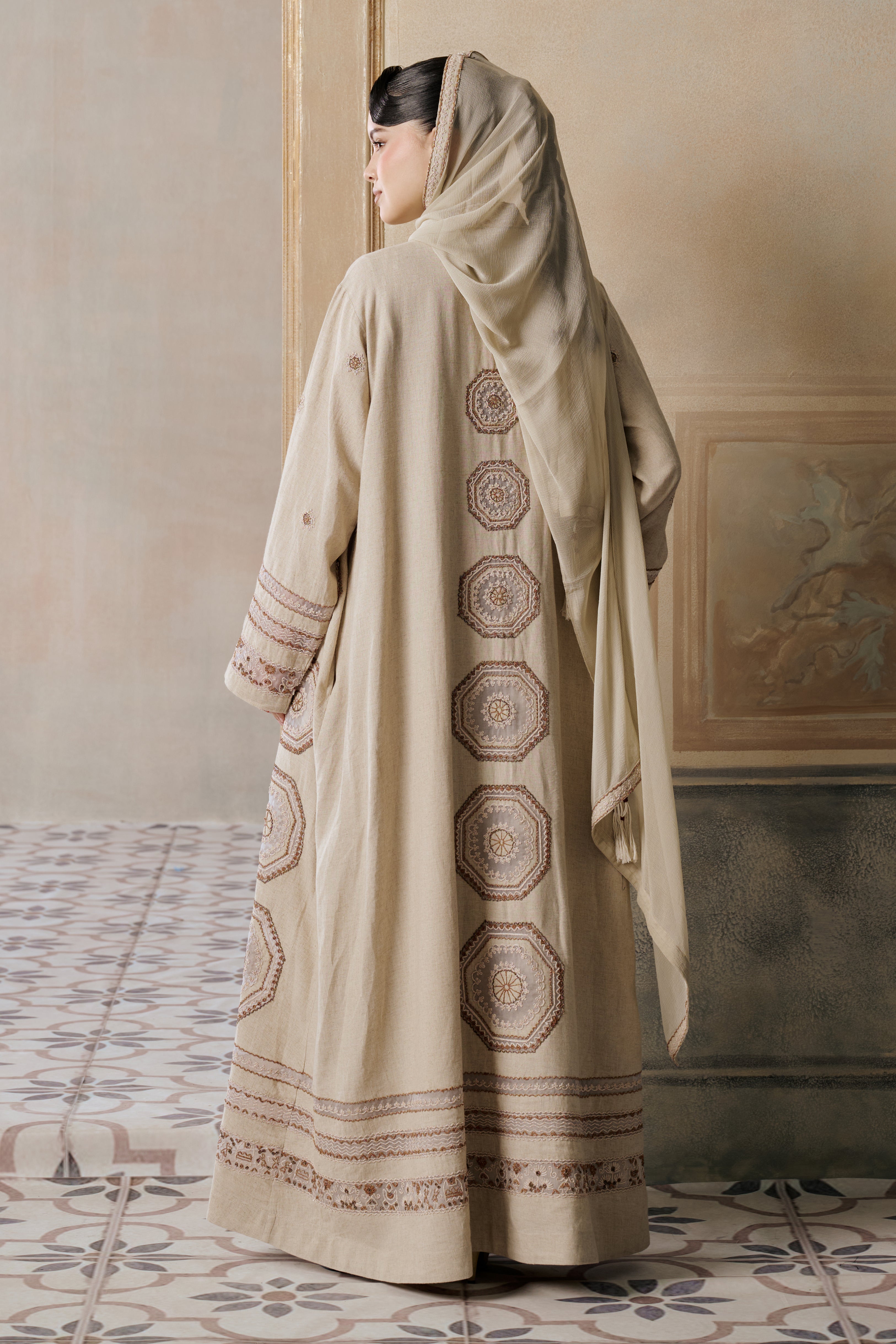 Ruqia Embroidered Abaya