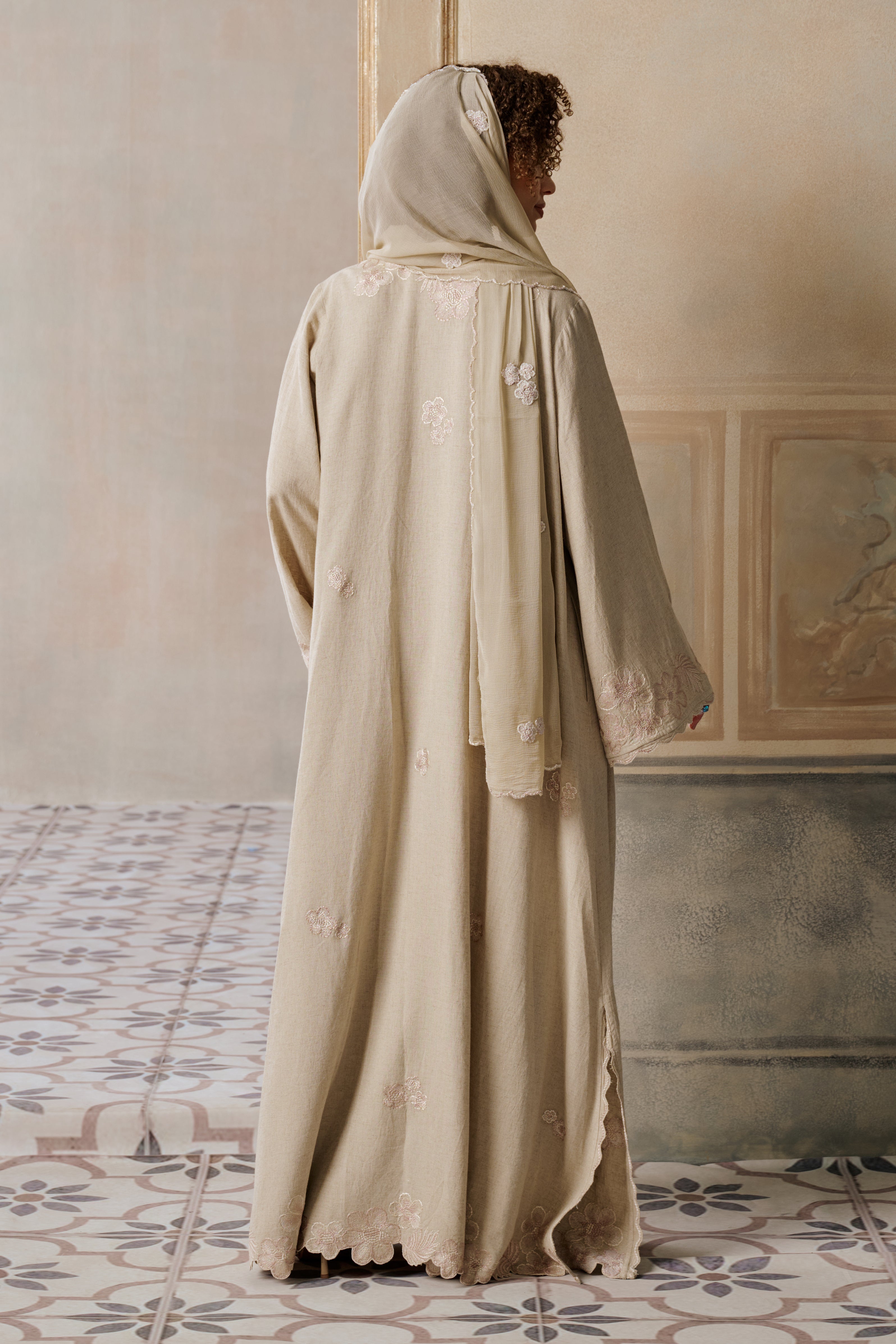 Hadeer Embroidered Abaya
