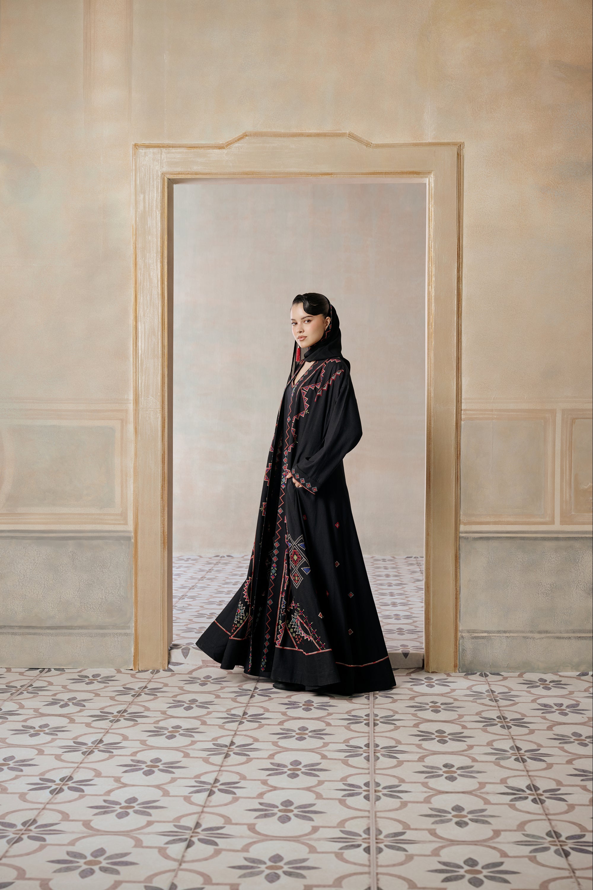 Zuhour Embroidered Abaya