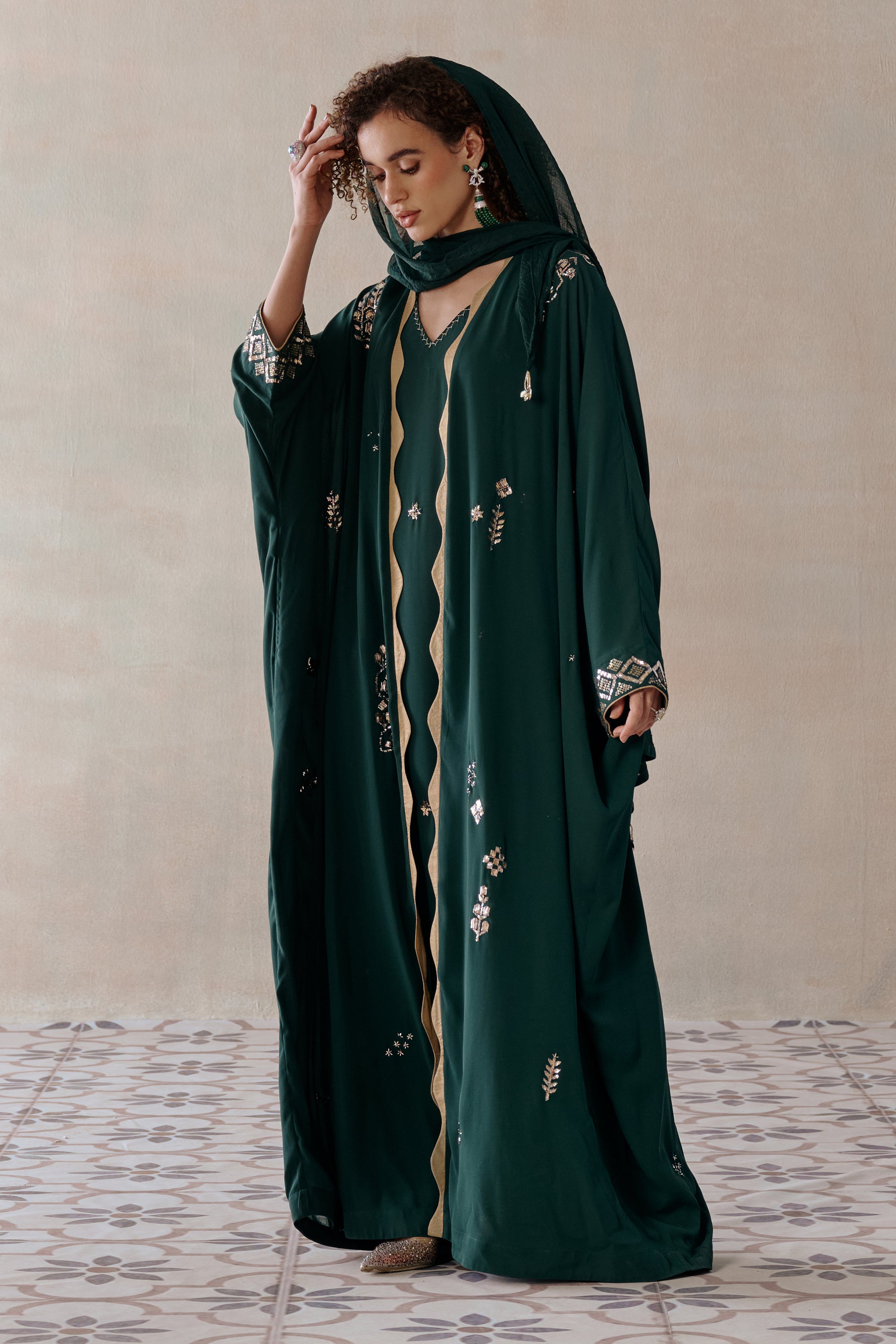 Hamamah Embellished Abaya