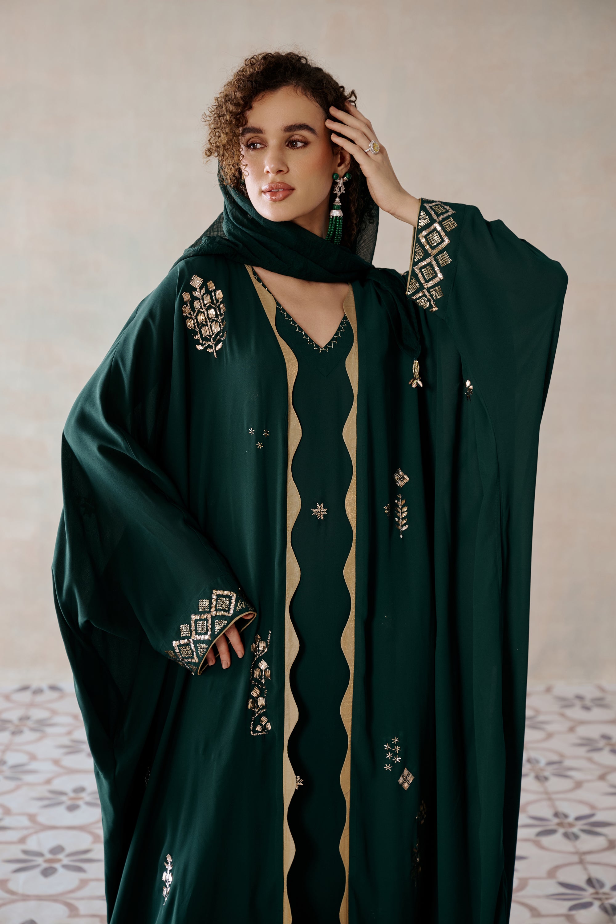 Hamamah Embellished Abaya