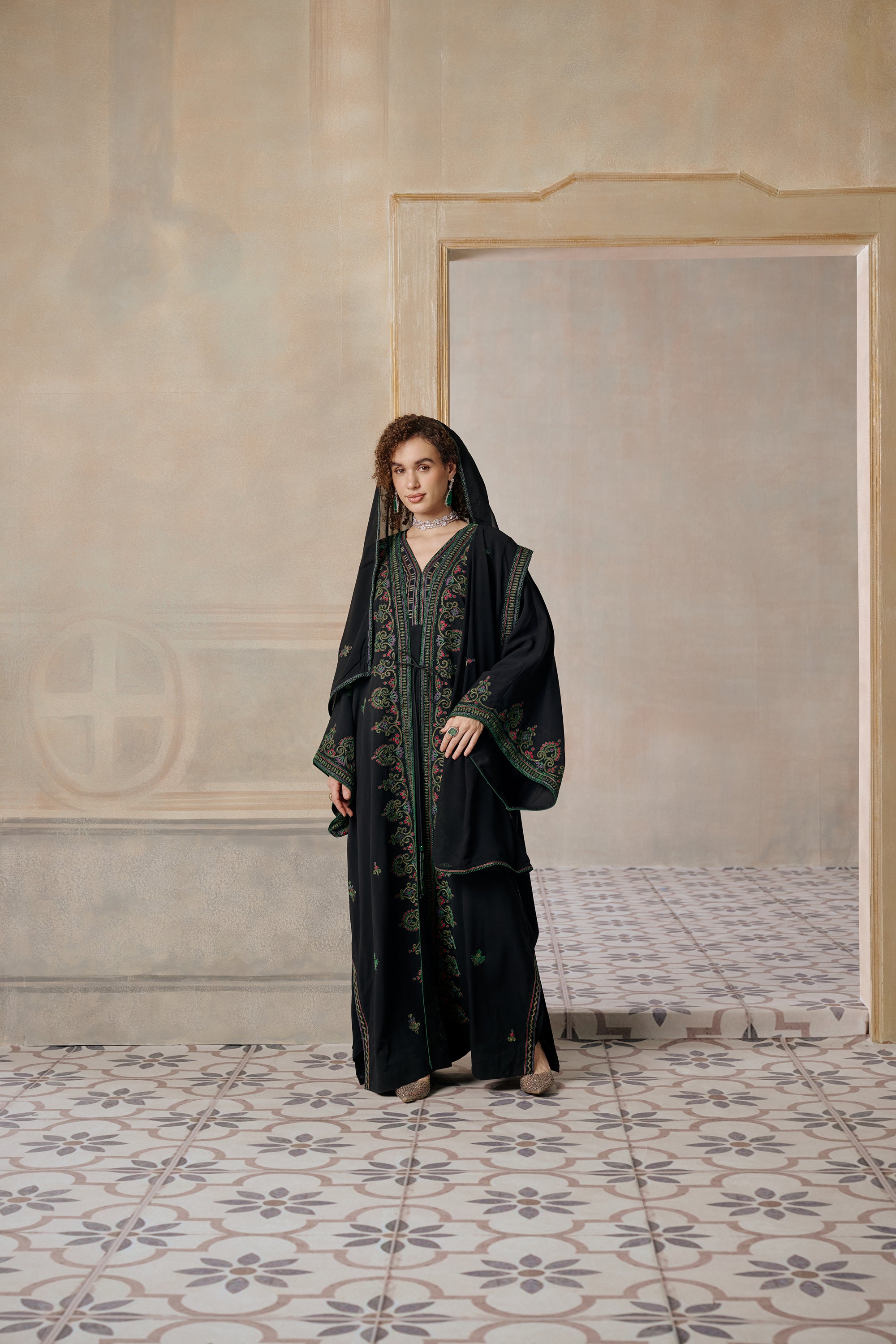 Madar Embroidered Abaya