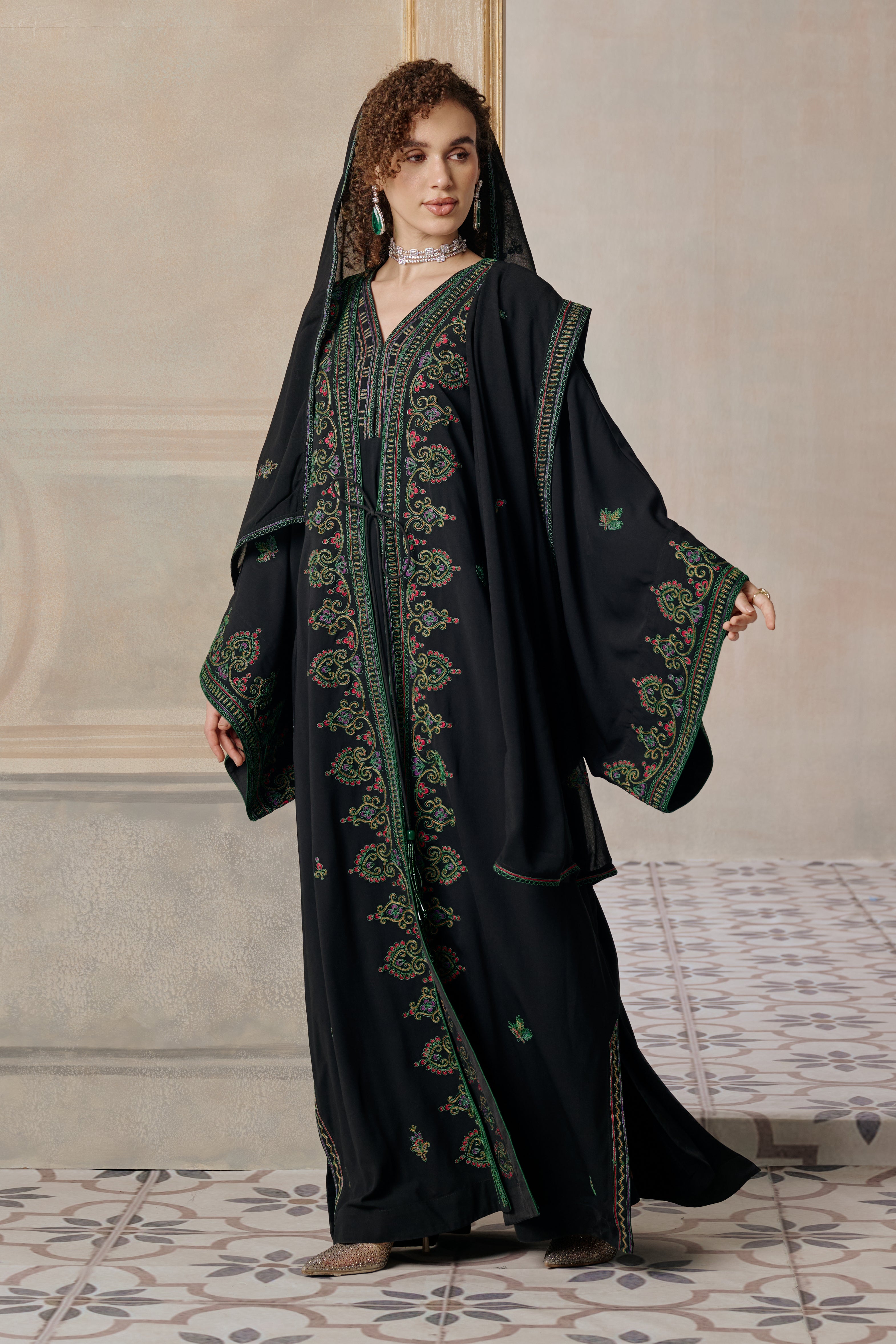 Madar Embroidered Abaya