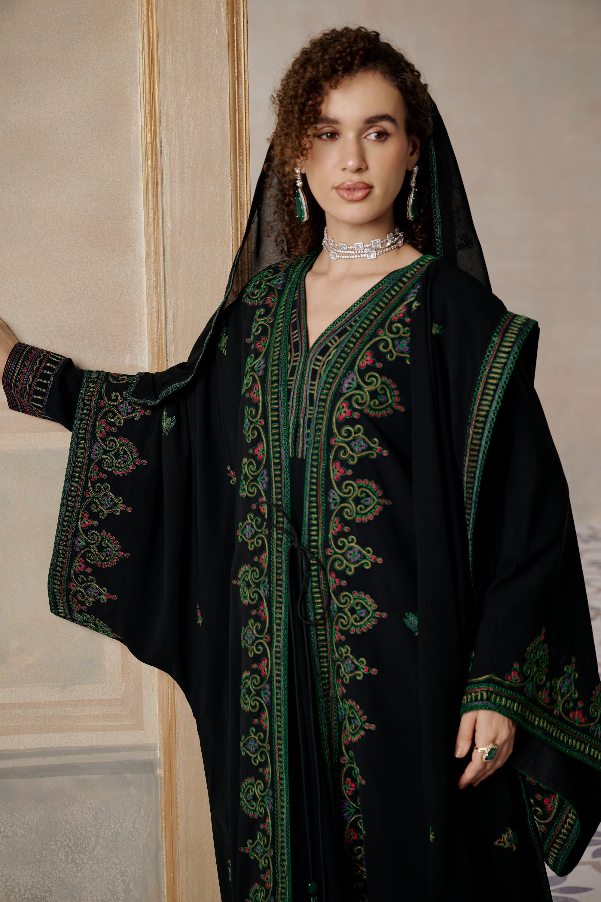 Madar Embroidered Abaya