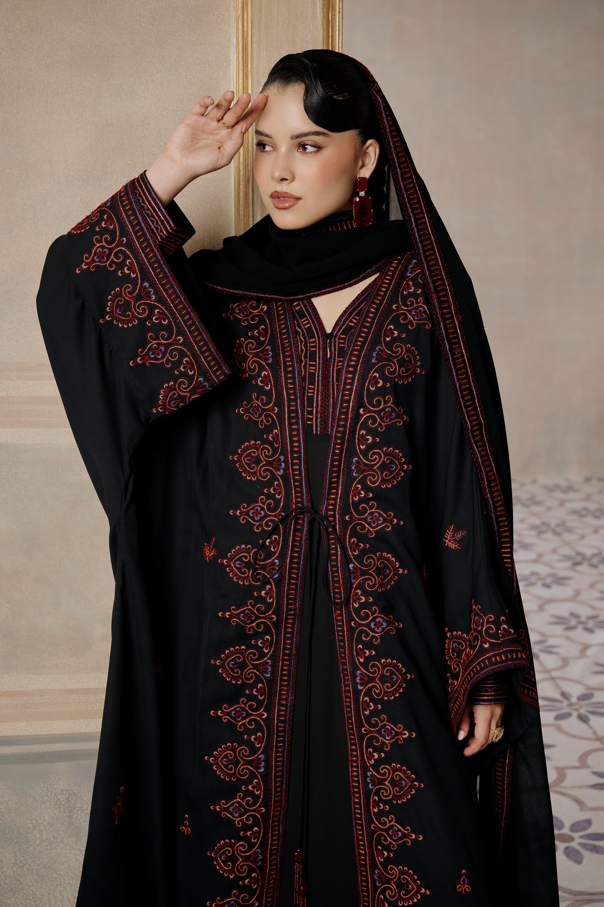 Nasma Embroidered Abaya