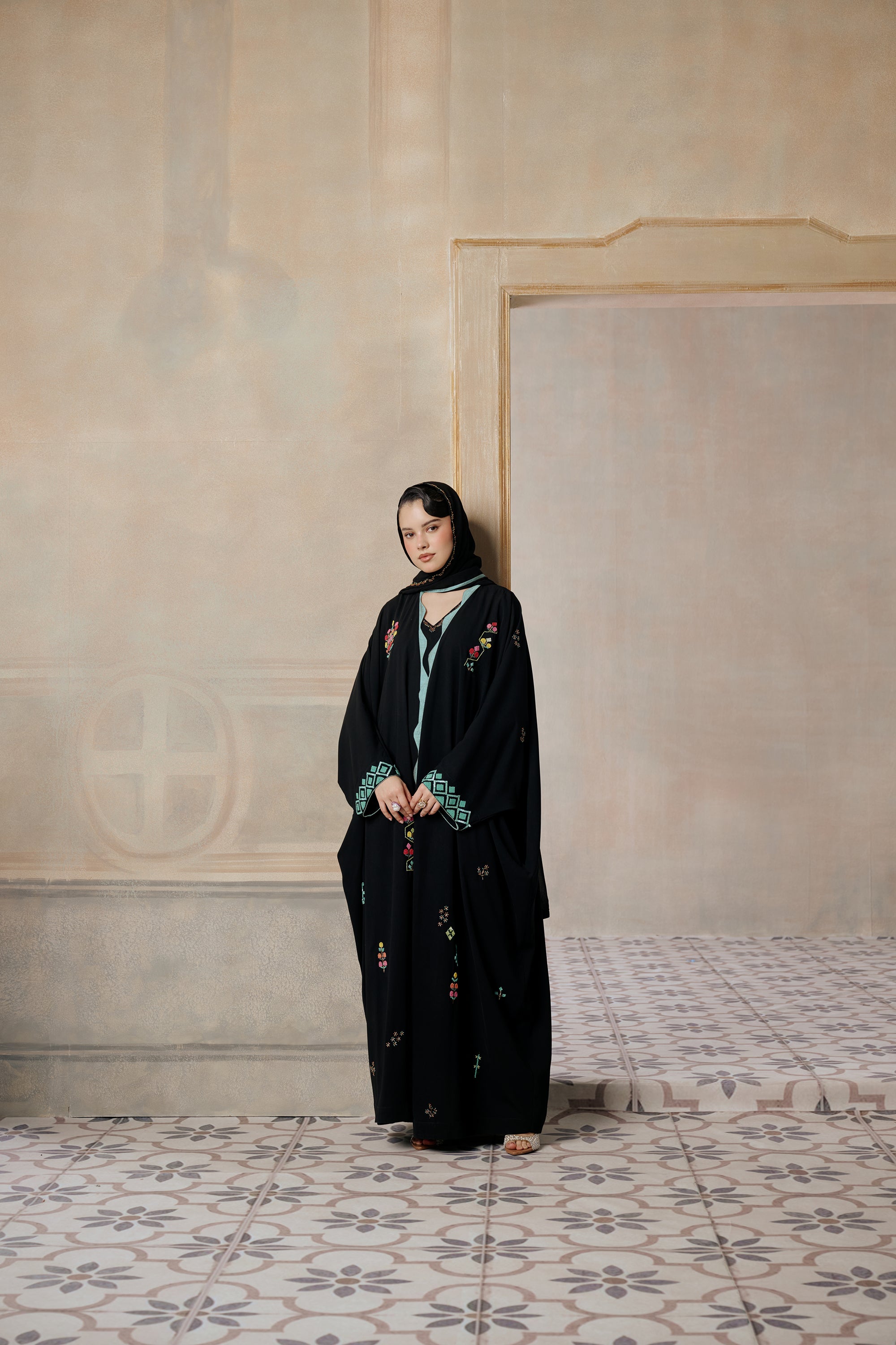 Hasanat Embellished Abaya