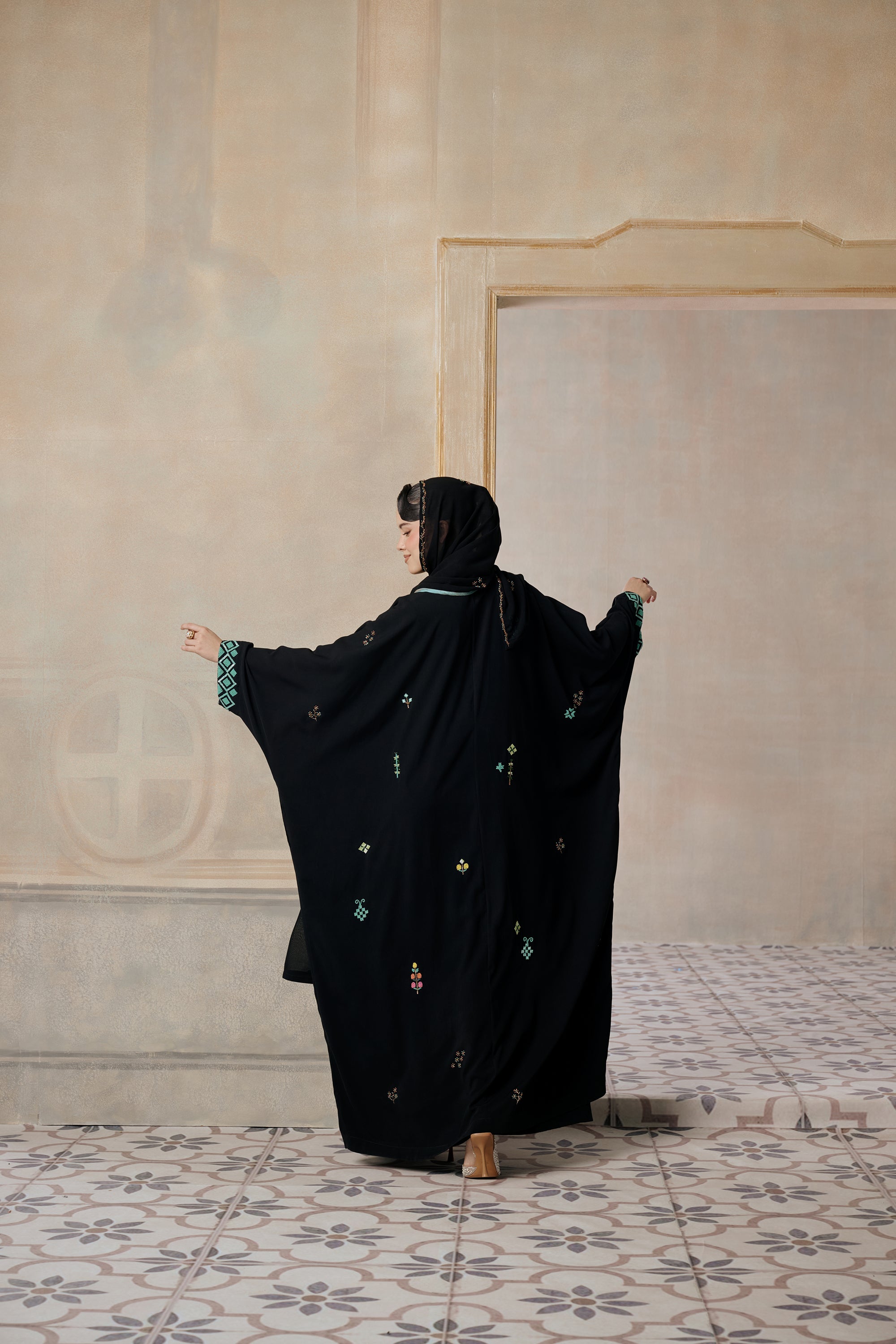 Hasanat Embellished Abaya