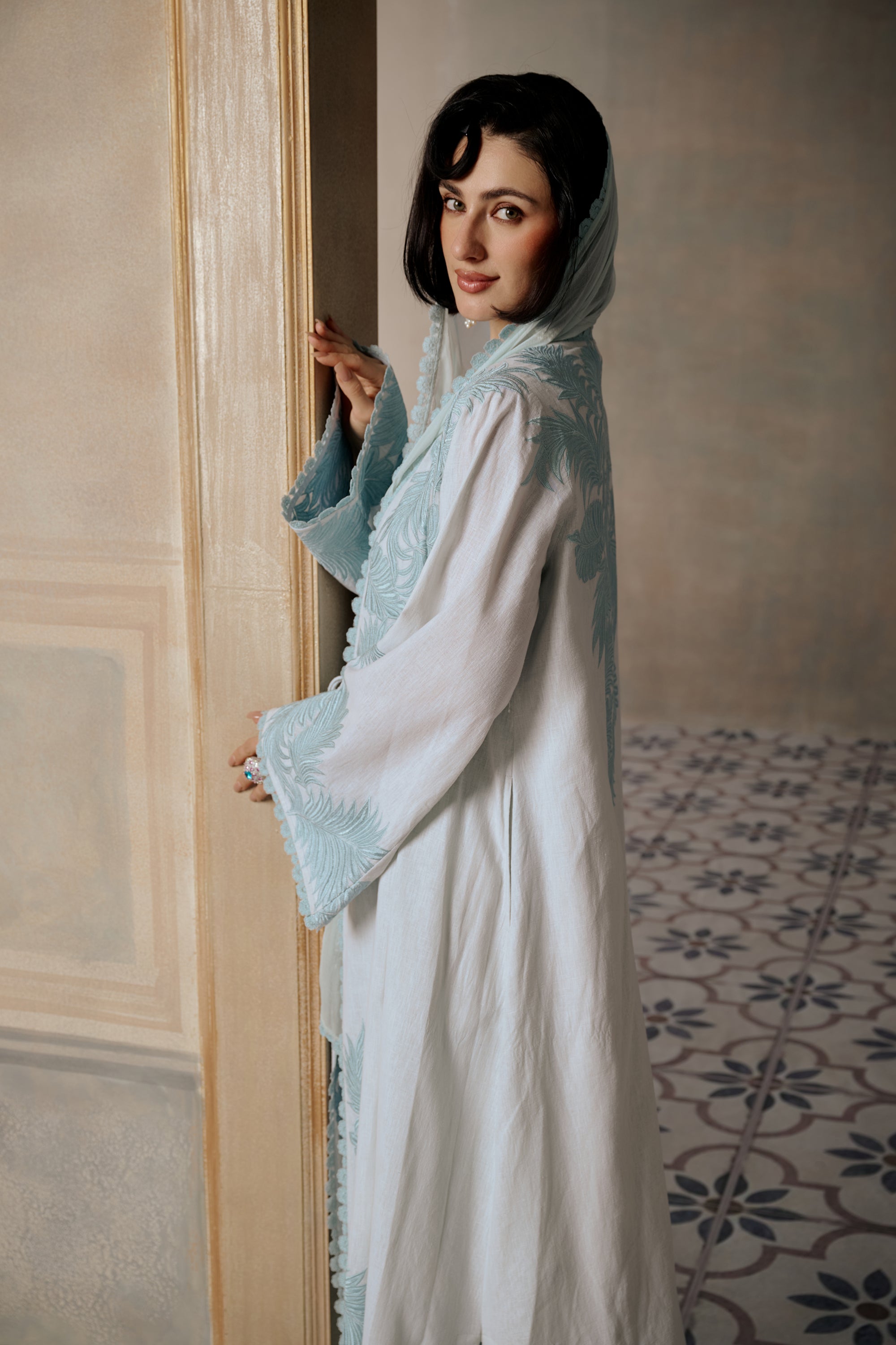 Bushayra Embroidered Abaya