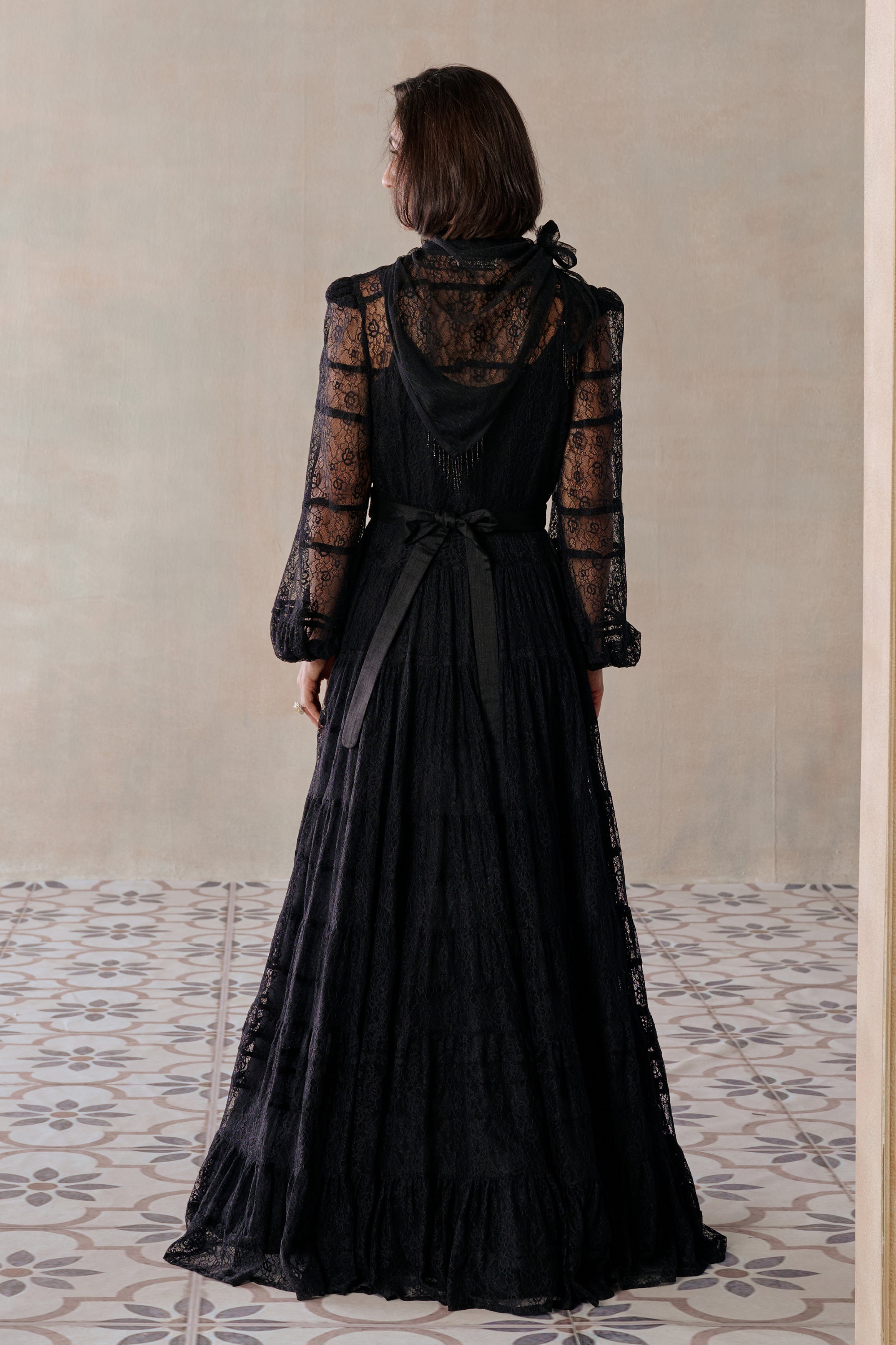 Almasa Stylish Tiered Jalabiya