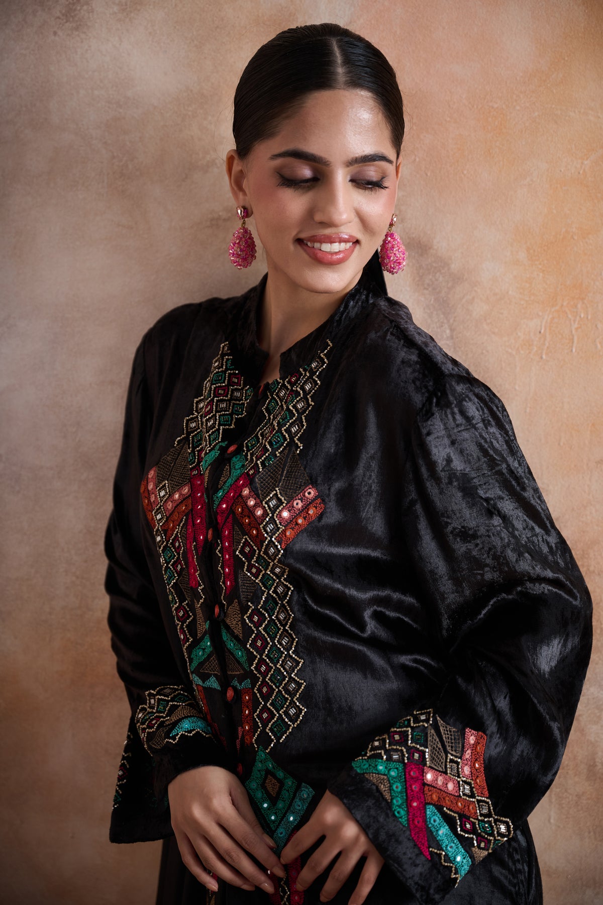 Naraiya Embroidered Bisht with Embellishment