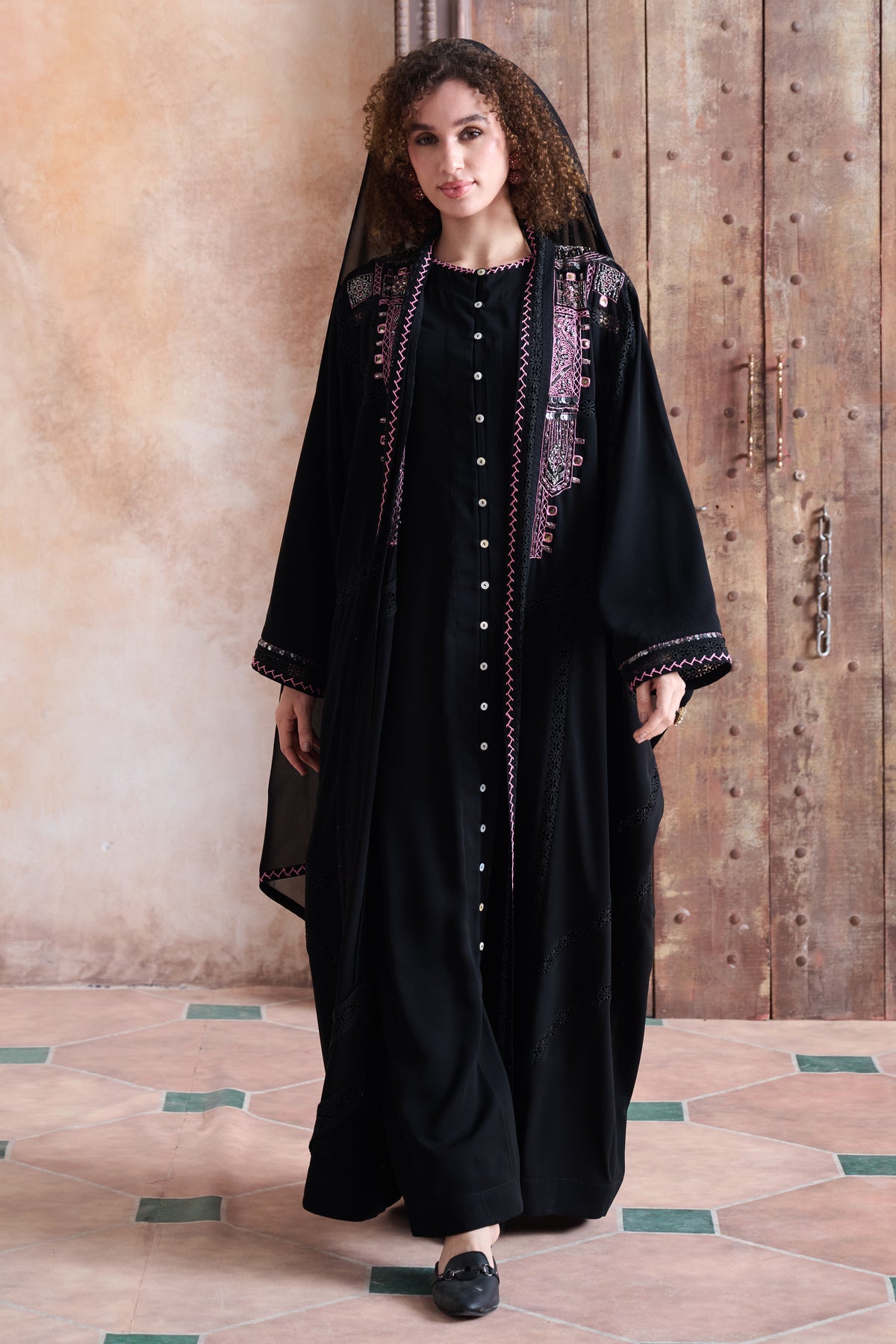 Nairatana Embellished Abaya