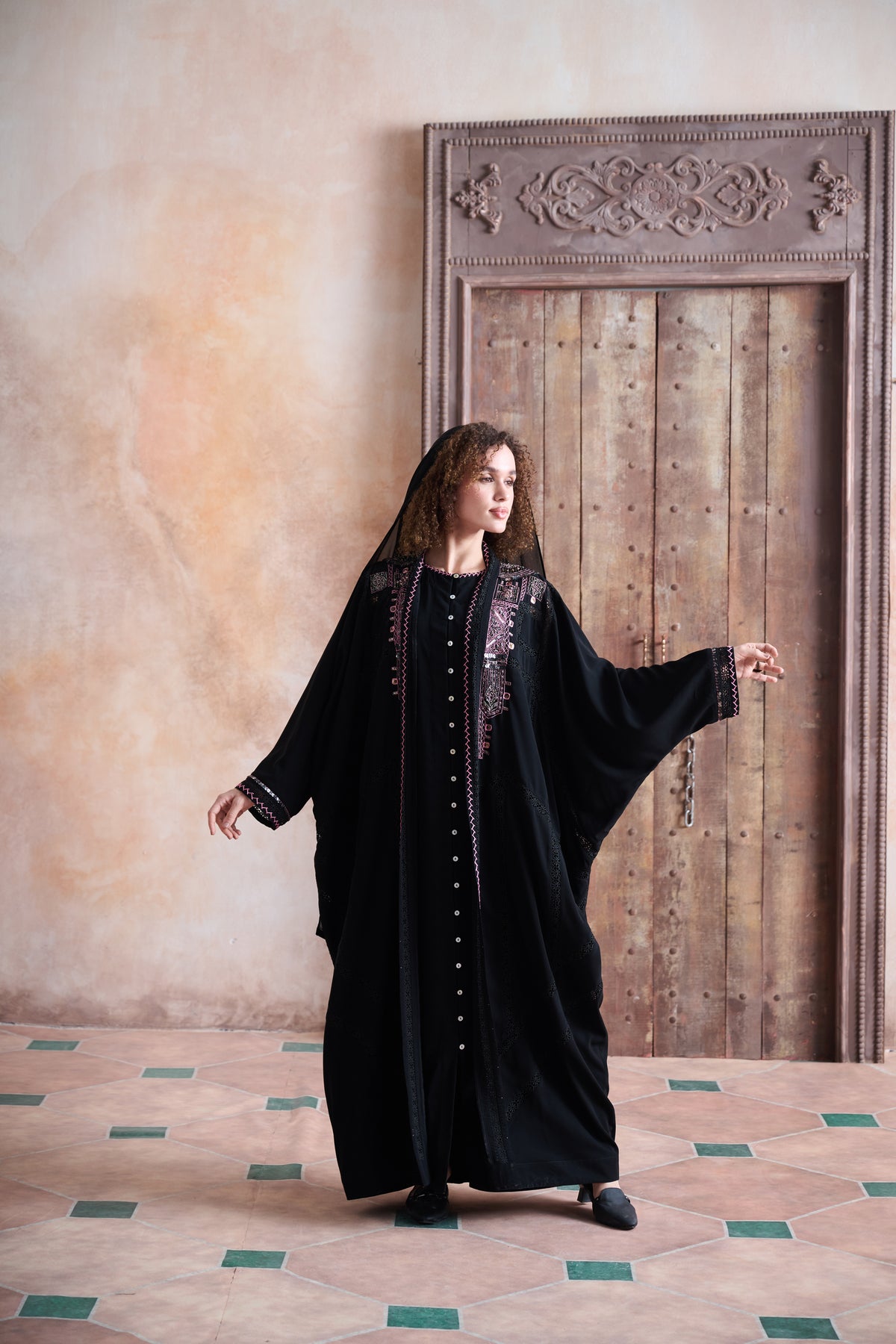 Nairatana Embellished Abaya