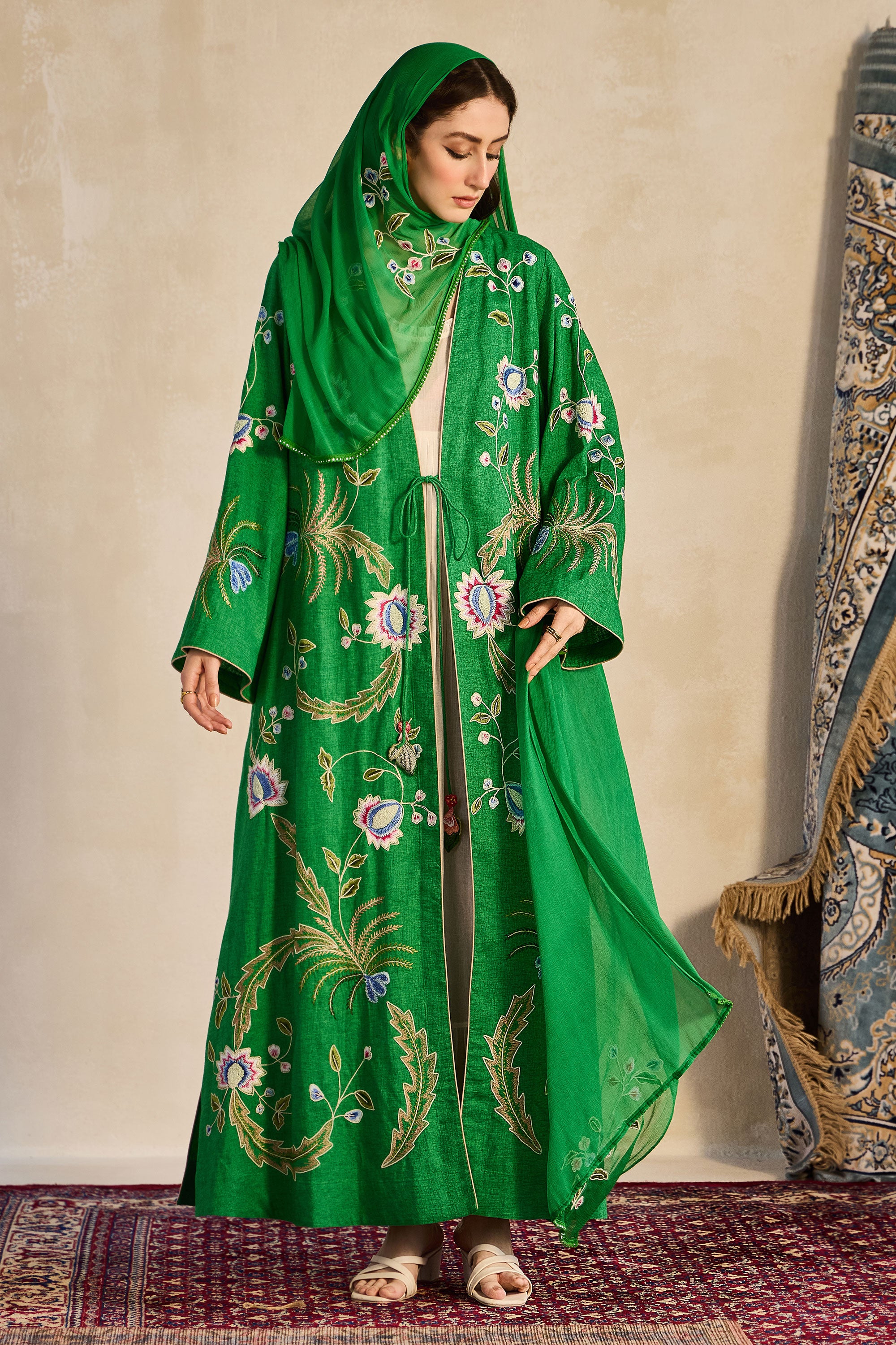 Nawar Embroidered Abaya