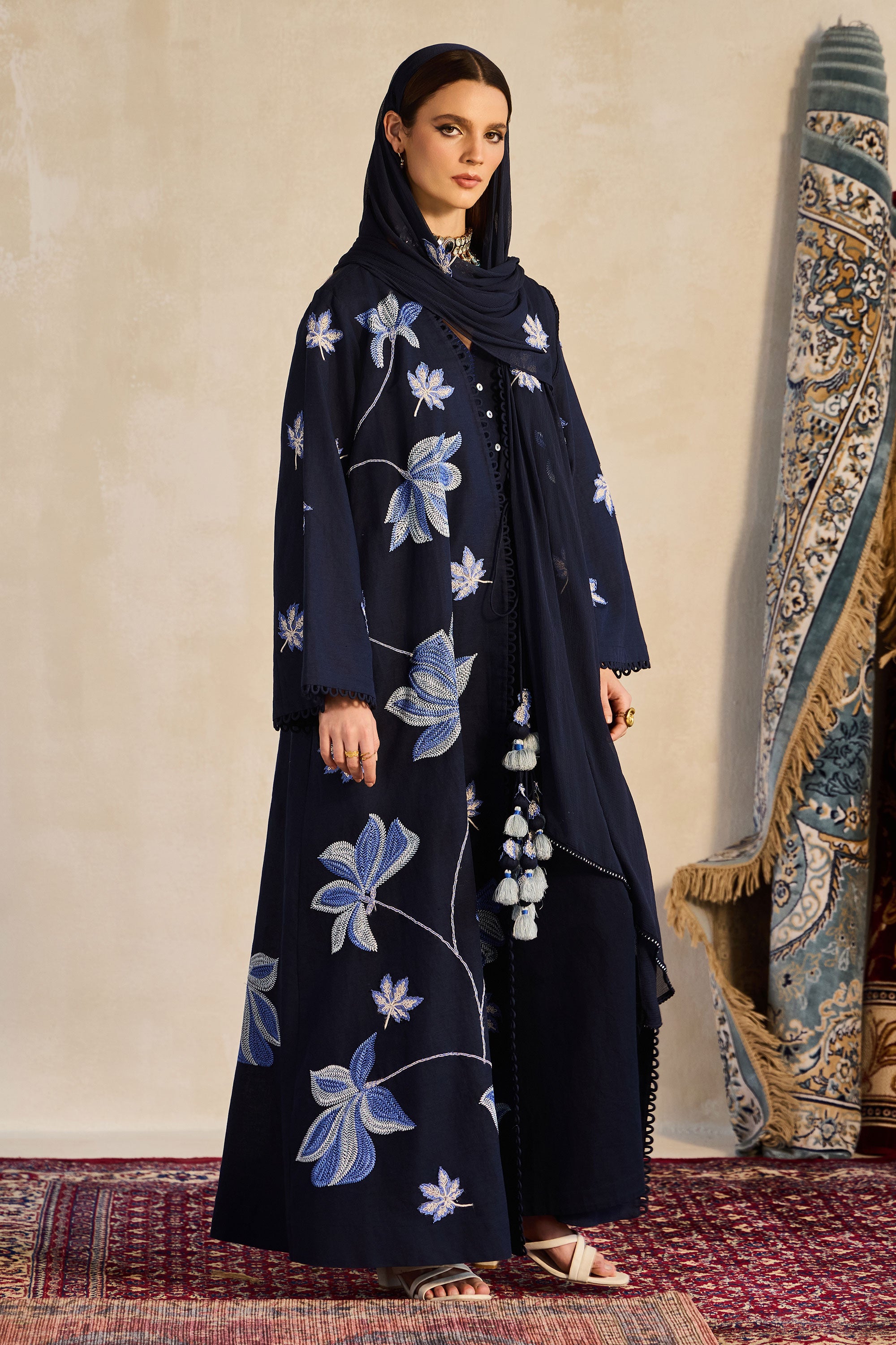 Omema Embroidered Abaya