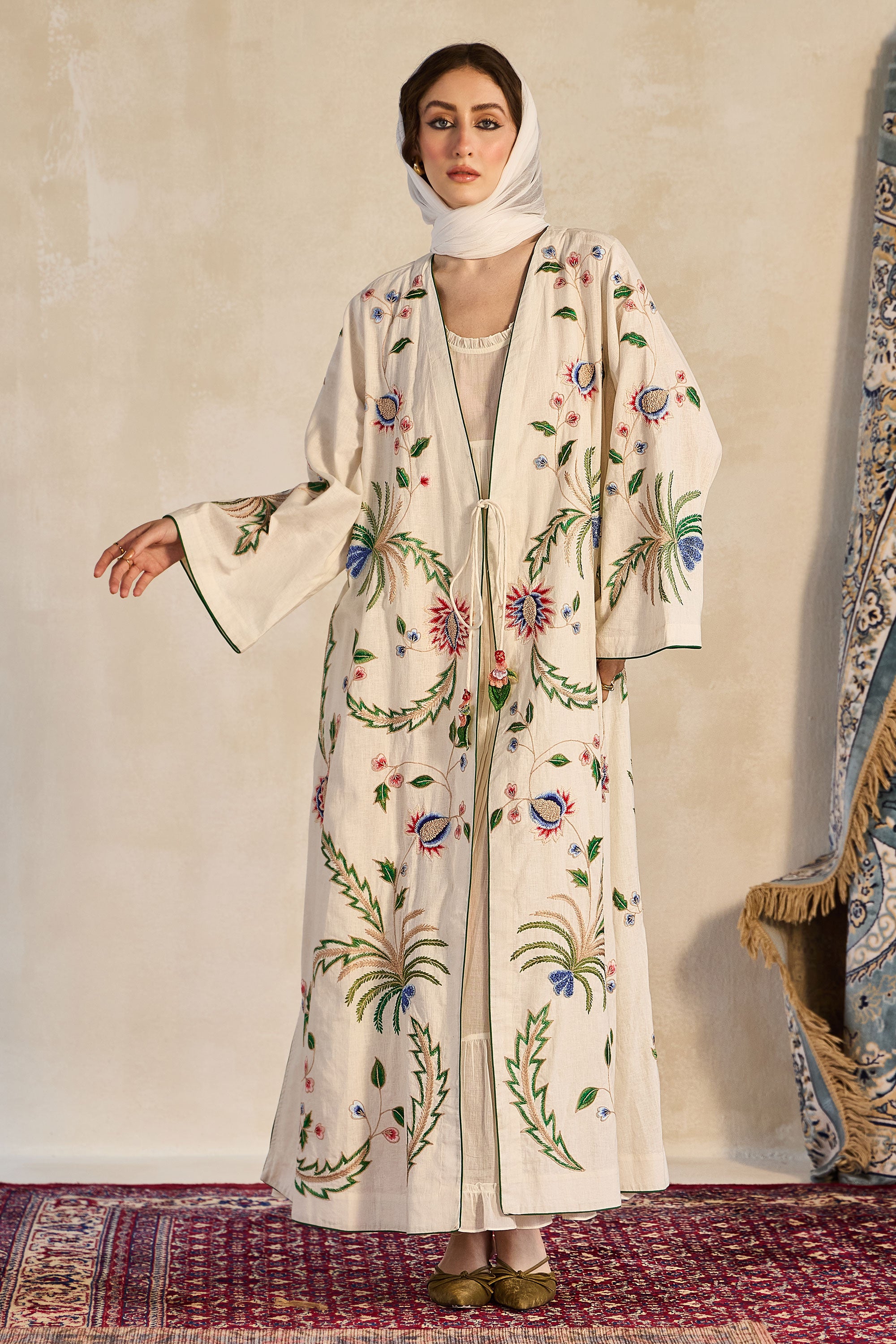 Rusha Embroidered Abaya