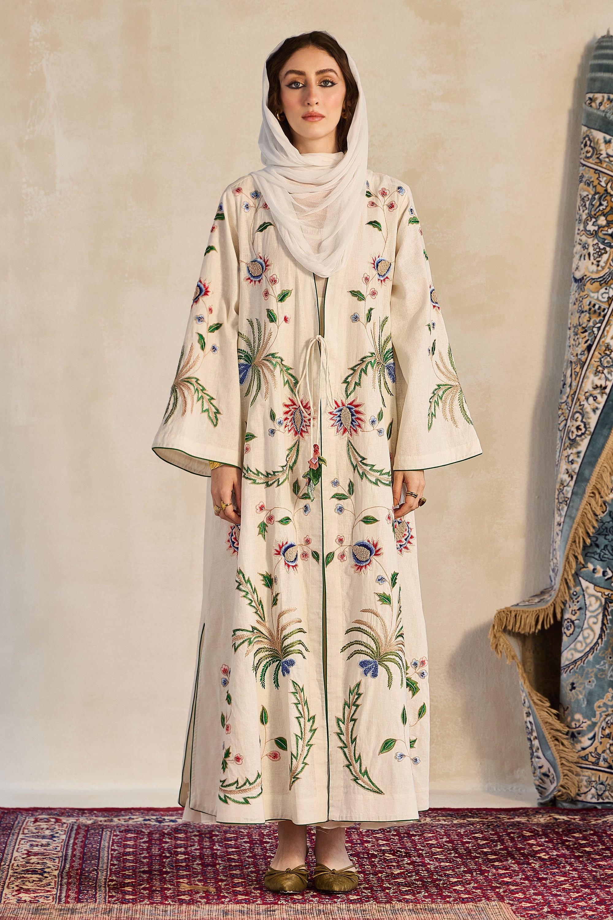 Rusha Embroidered Abaya