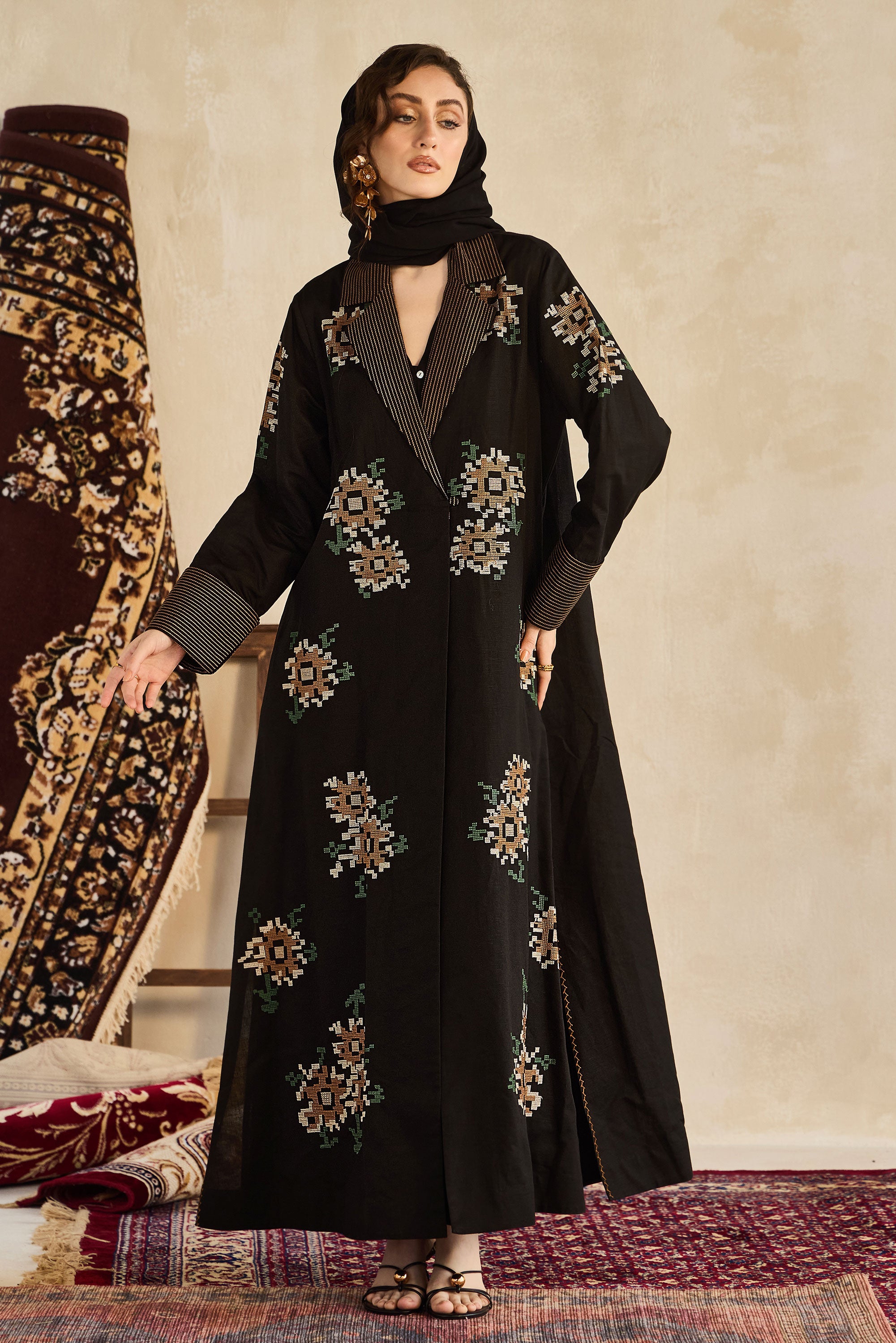 Ikhlas Embroidered Abaya