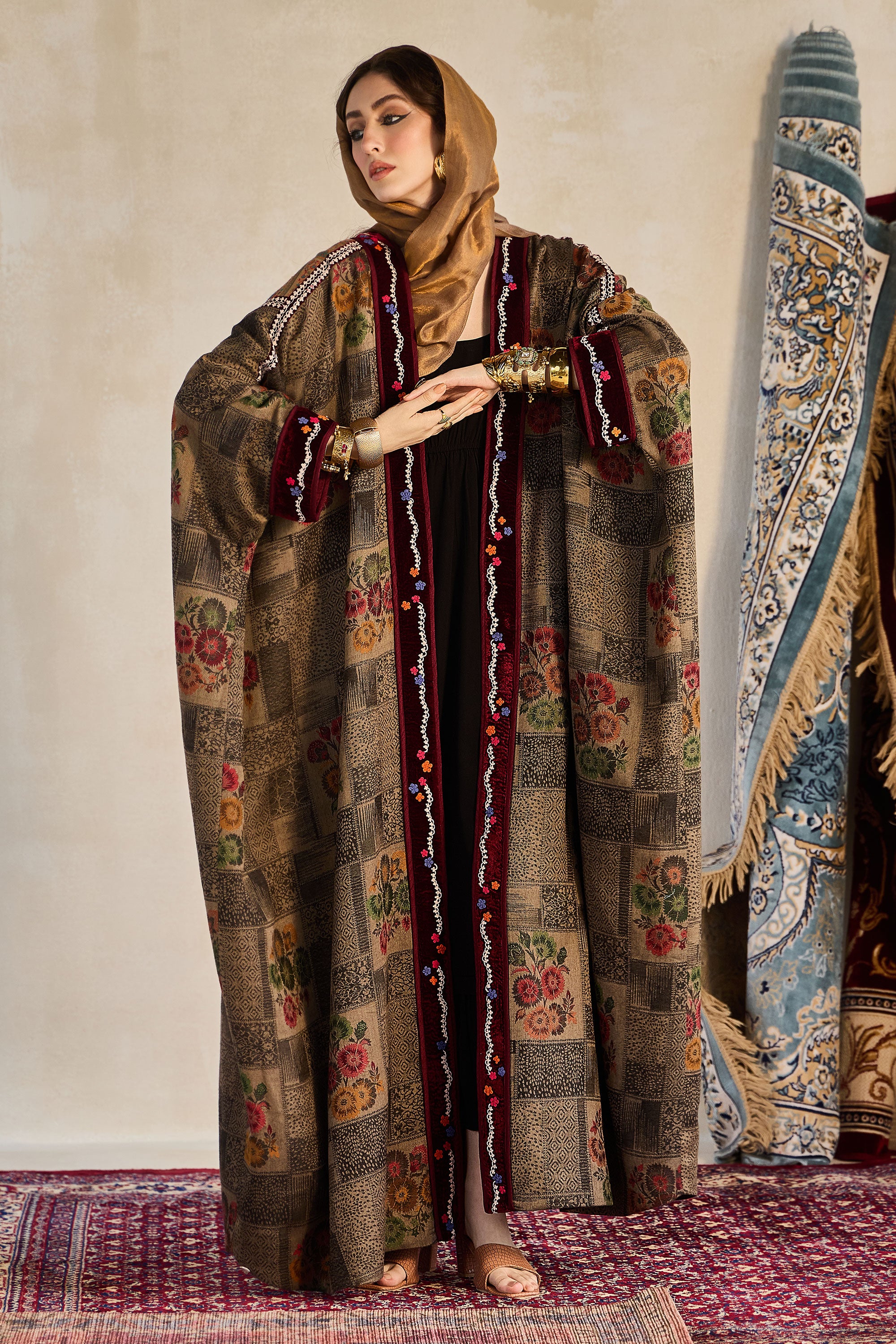 Khansa Embroidered Abaya