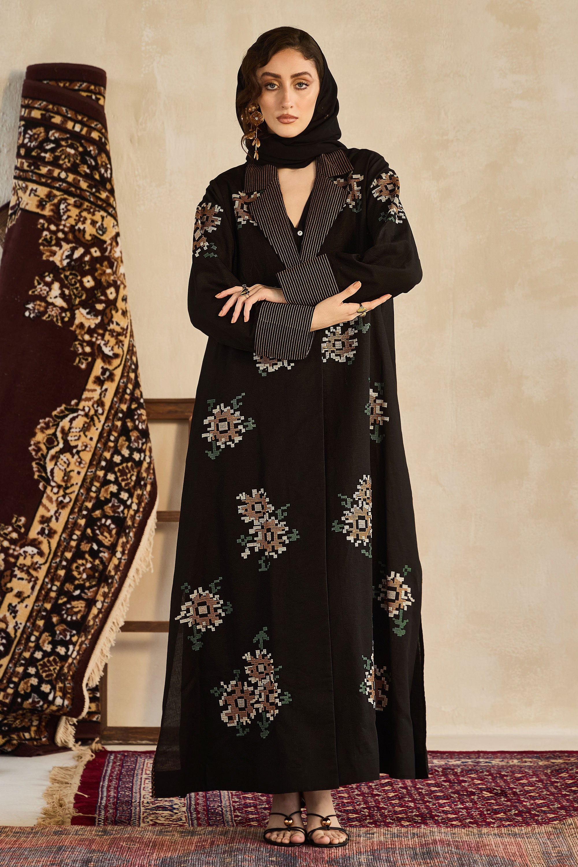 Ikhlas Embroidered Abaya