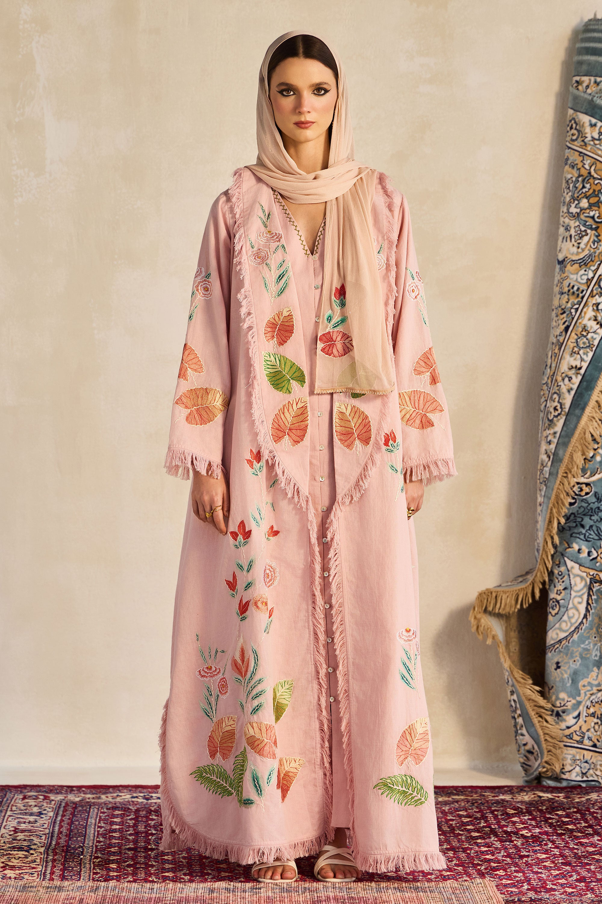 Zulfiya Embroidered Abaya