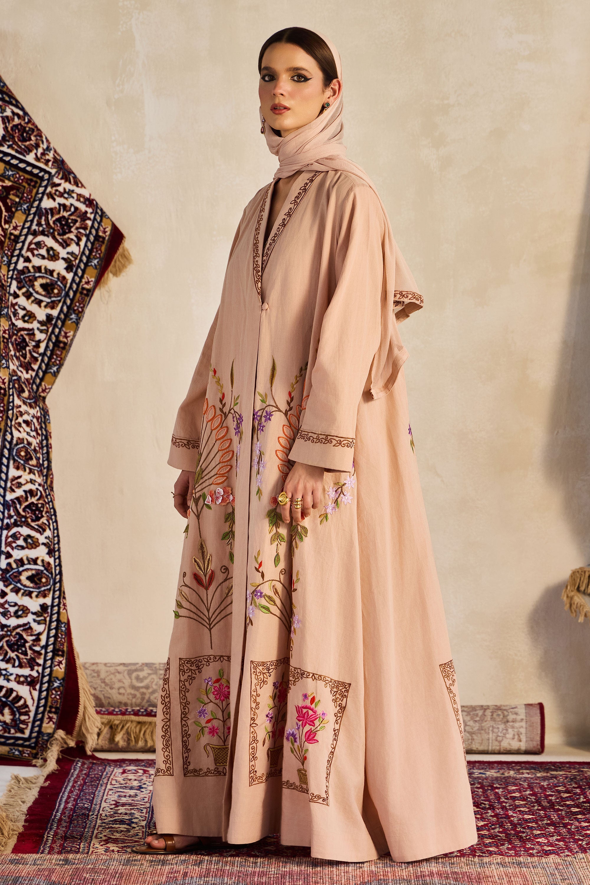 Umaira Embroidered Abaya