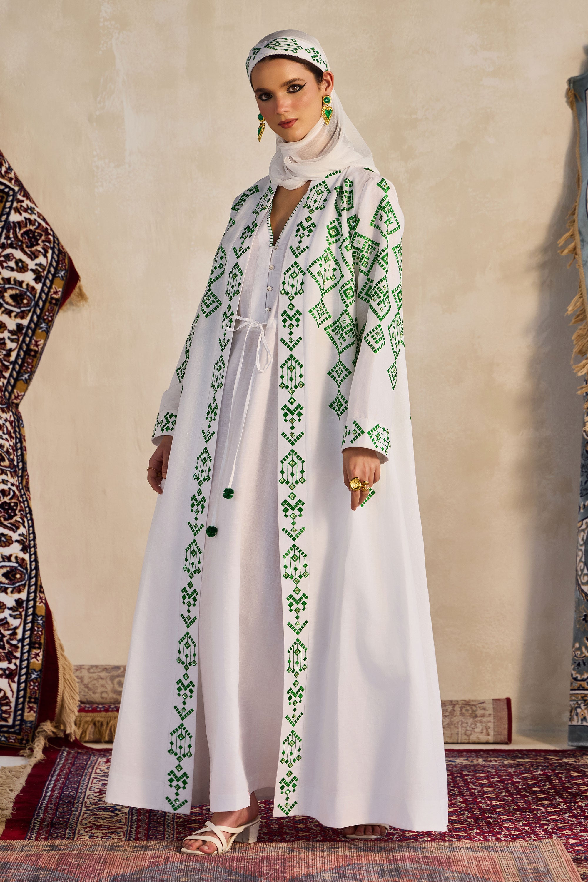 Nahzeirah Embroidered Abaya