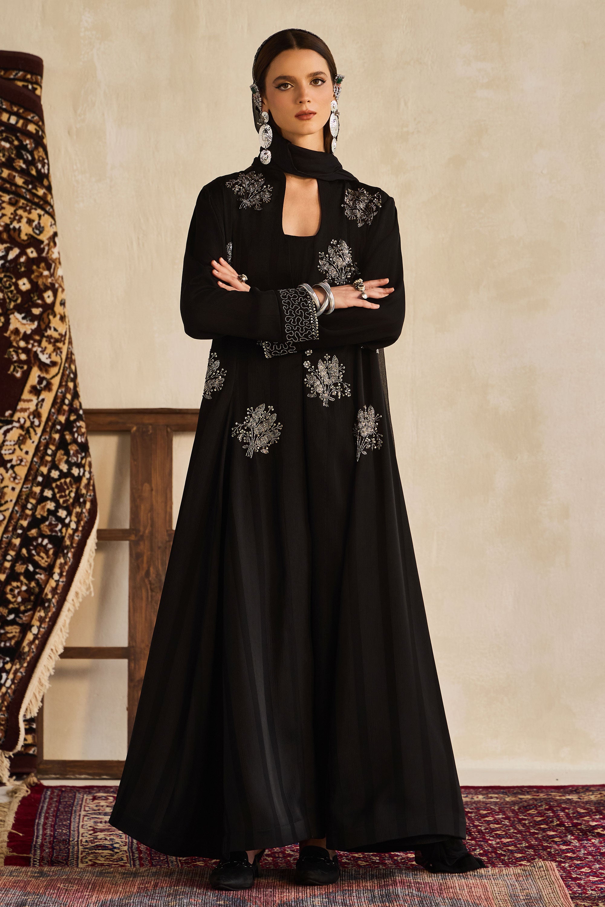Kawkab Embellished Abaya