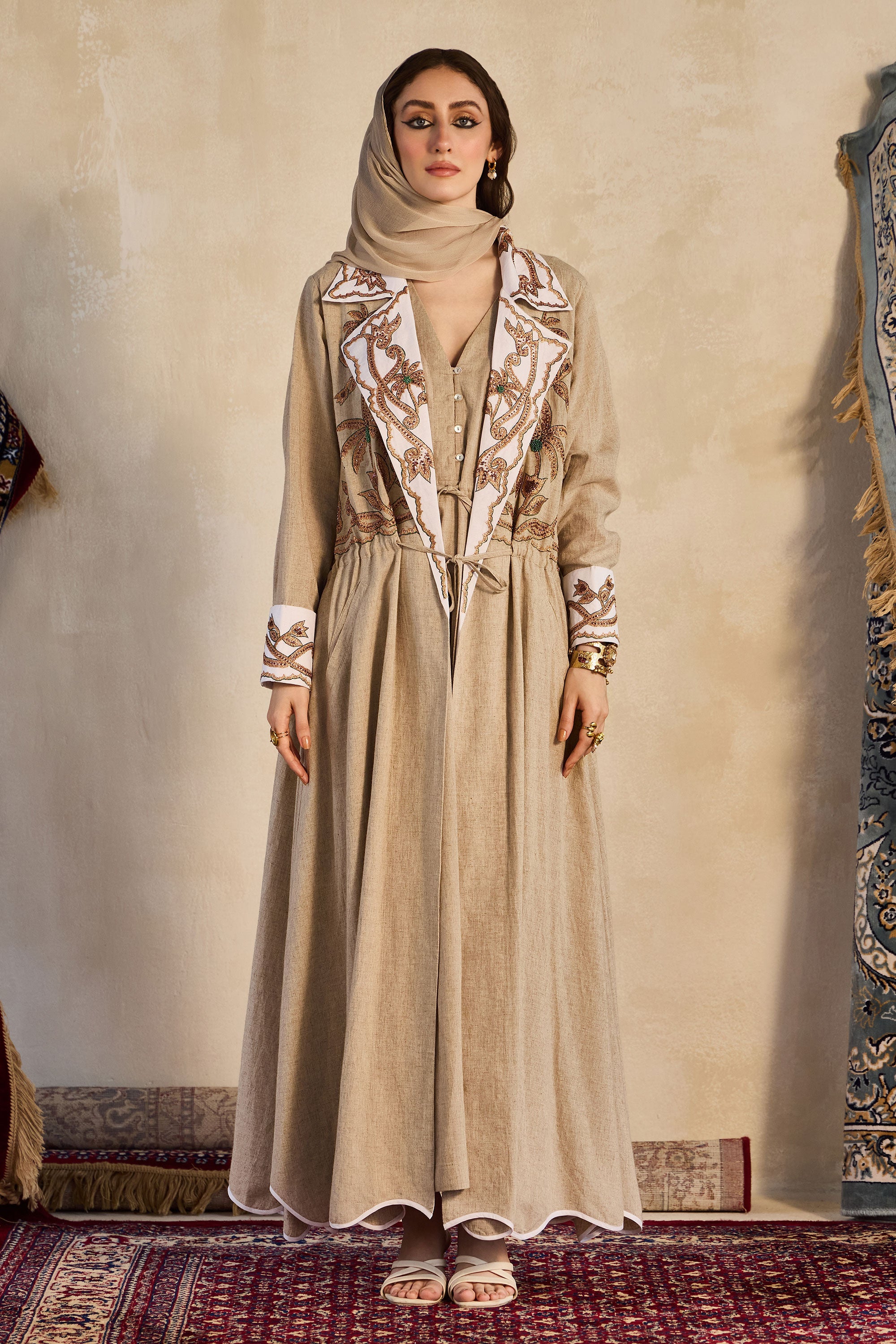 Zubaira Embroidered Abaya