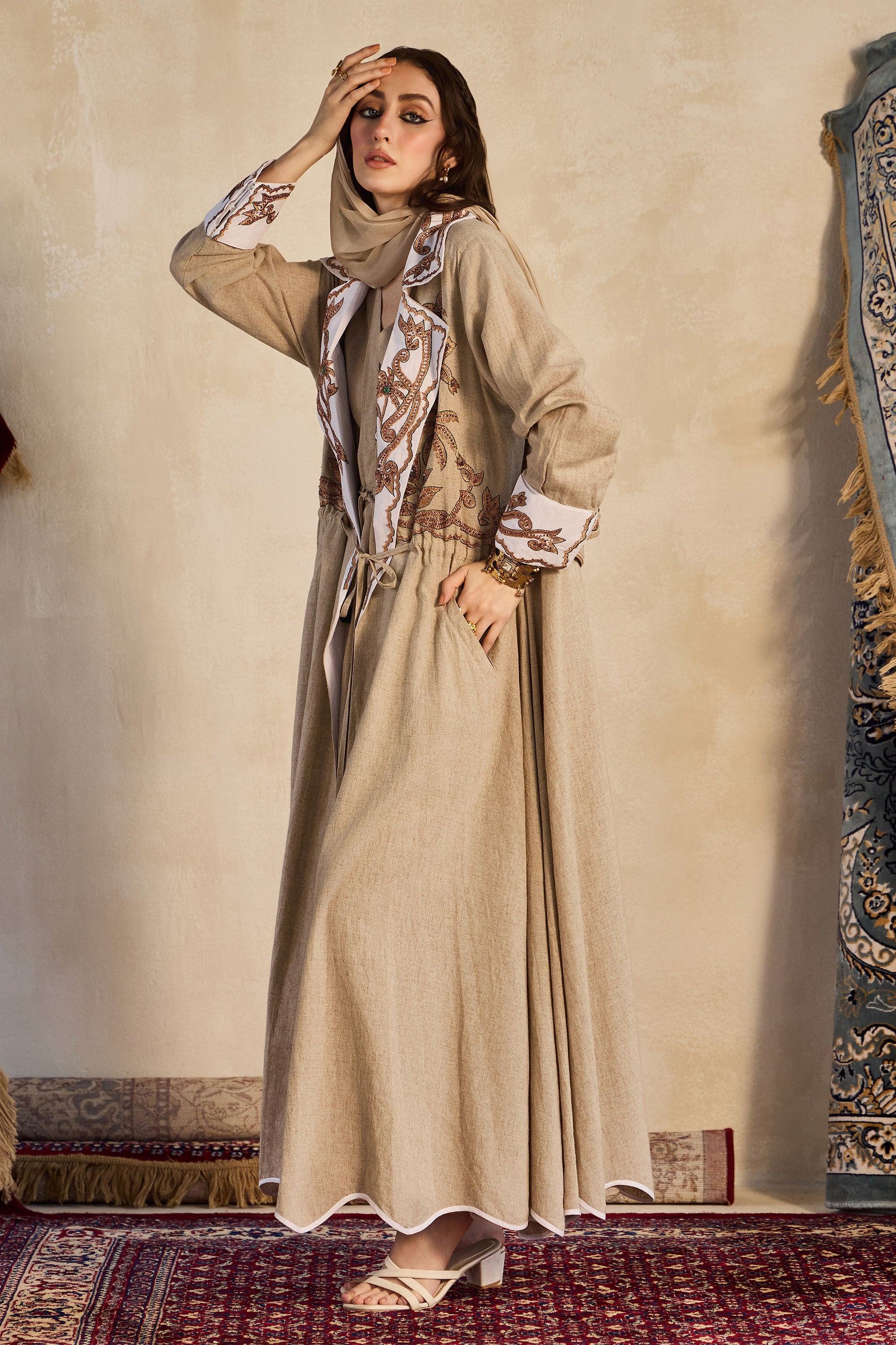 Zubaira Embroidered Abaya