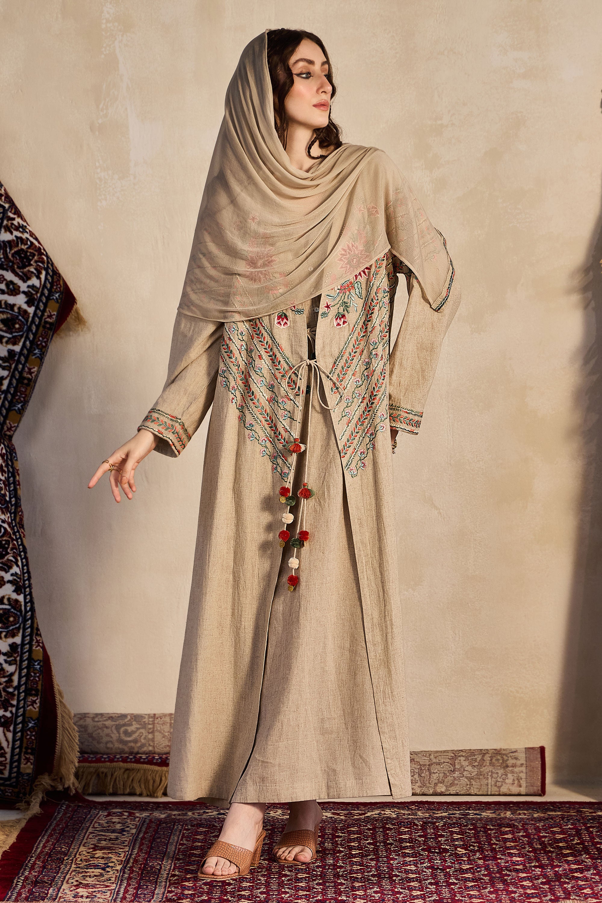 Ramniza Embroidered Abaya