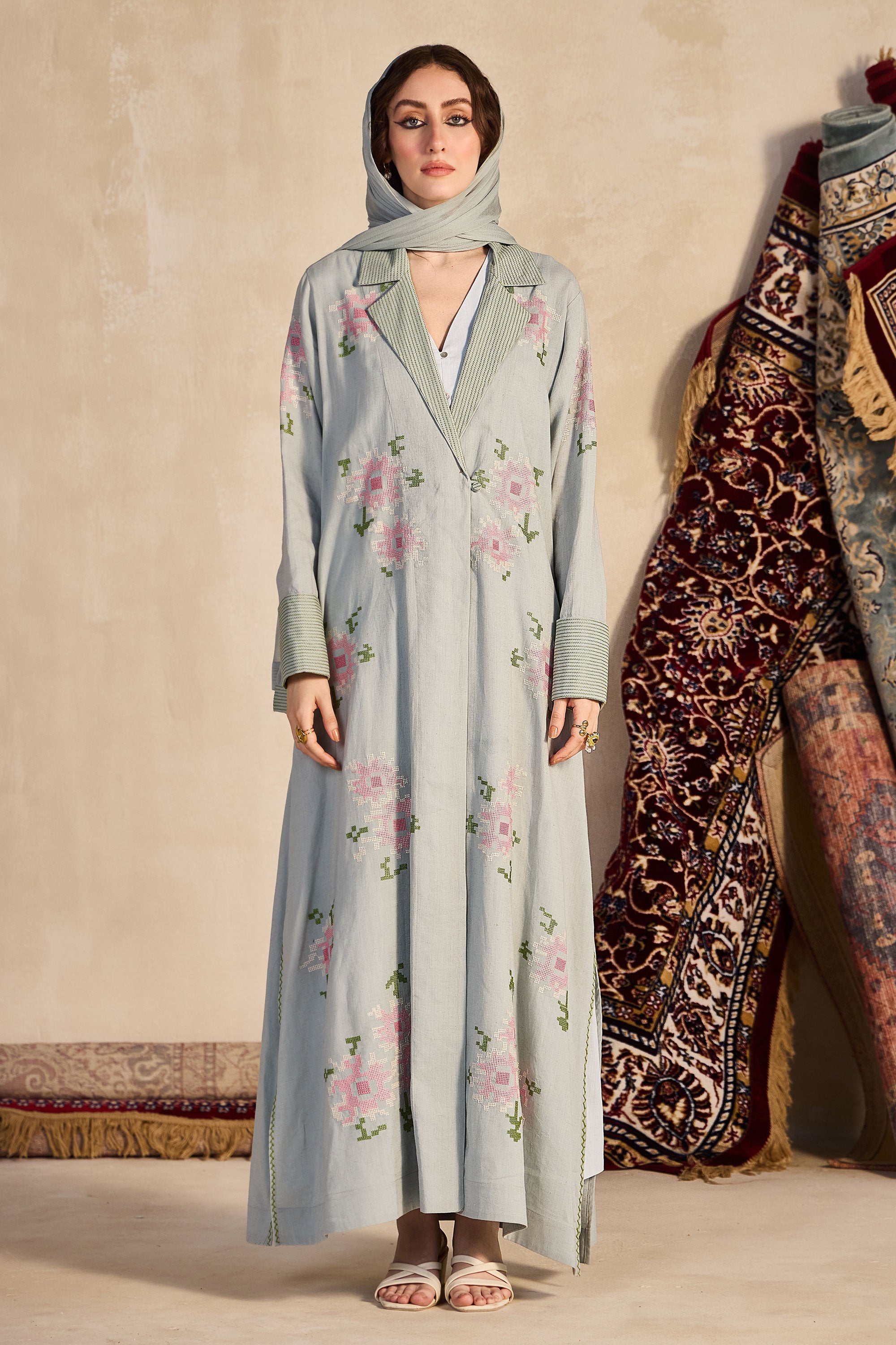 Khaleenah Embroidered Abaya