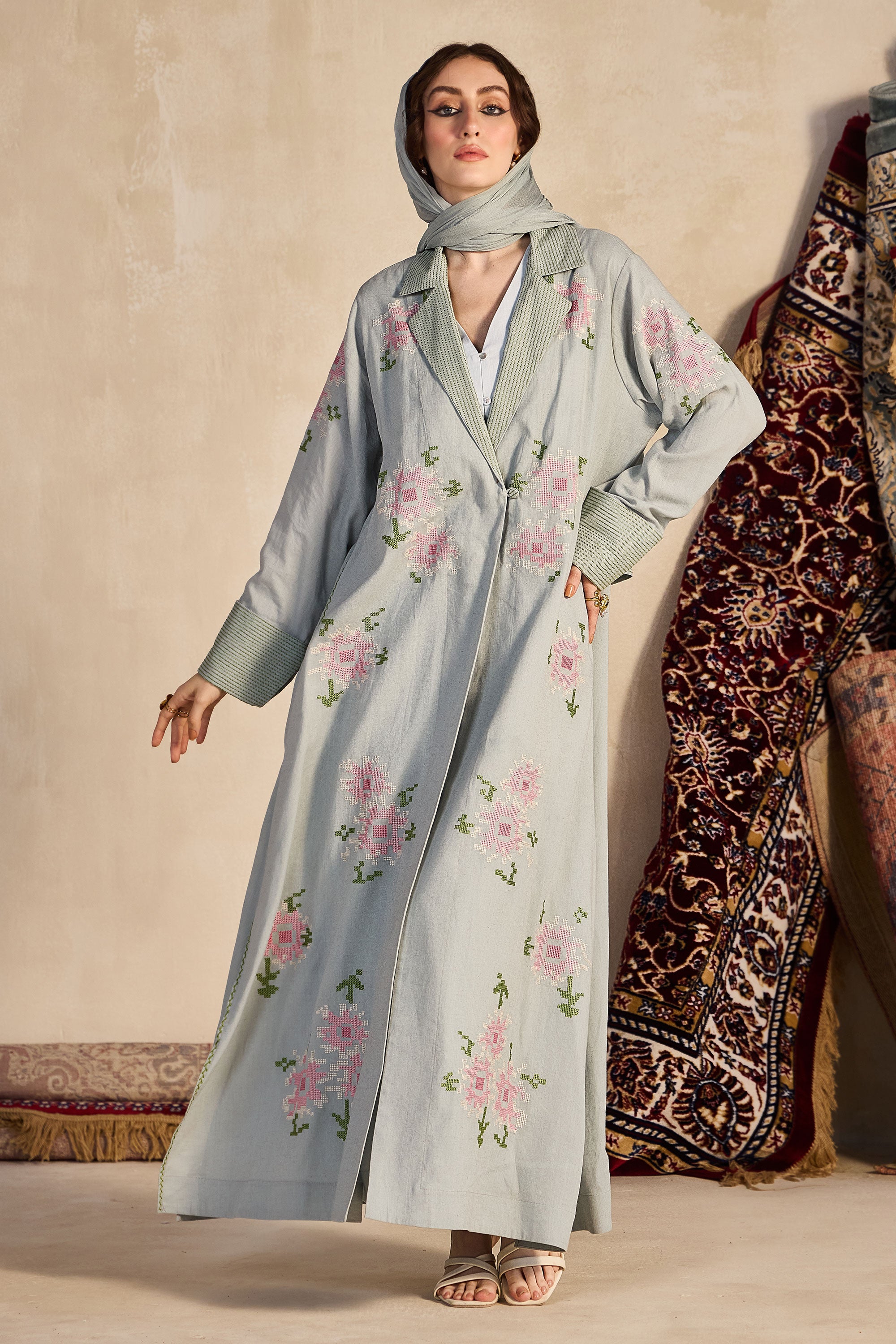 Khaleenah Embroidered Abaya