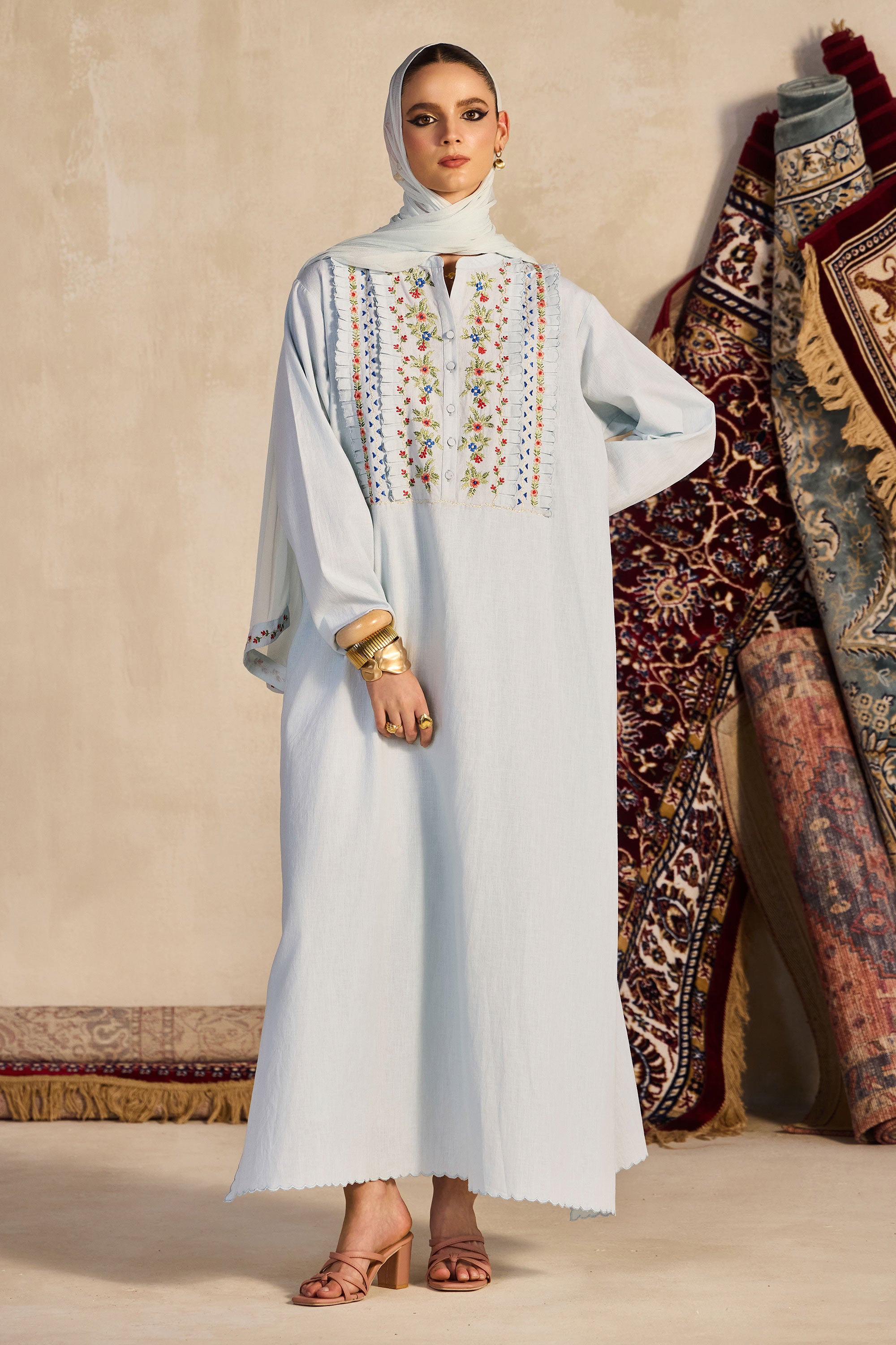 Ruqayla Embroidered Jalabiya